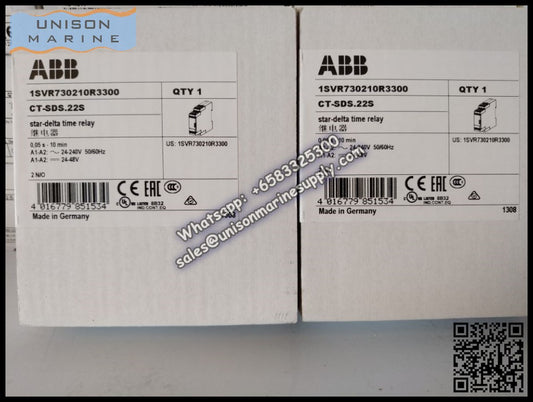 ABB Marine Time Relay CT-SDS.22S 2n/o,24-48VDC,24-240VAC