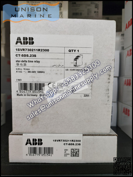 ABB Marine Time Relay CT-SDS.23S star-delta 2n/o 380-440VAC