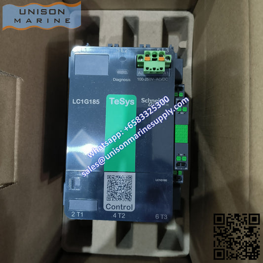SCHNEIDER Contactor TeSys Giga 3P(3NO) AC-3,   LC1G185KUEN