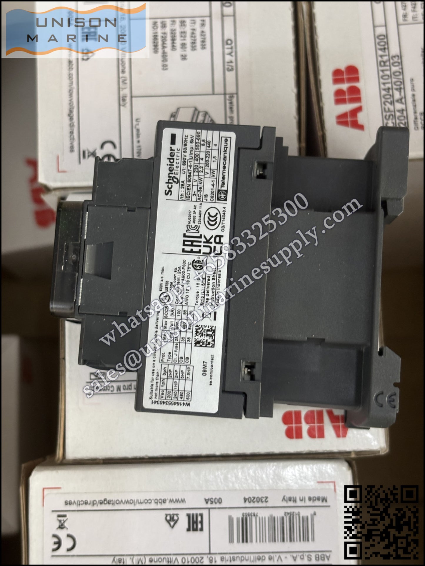 Schneider TeSys Deca Contactors : LC1D09M7