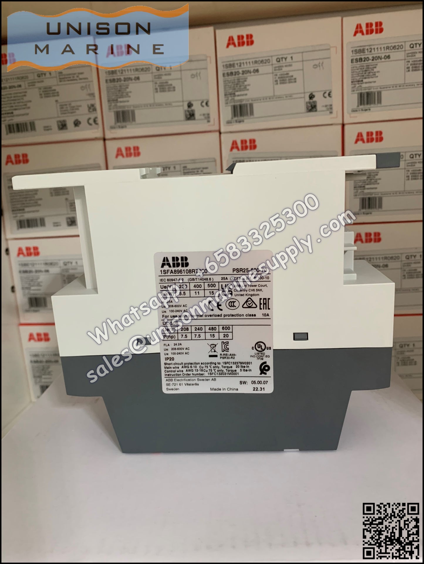 ABB PSR Softstarter PSR25-600-70 / PSR25-600-11.