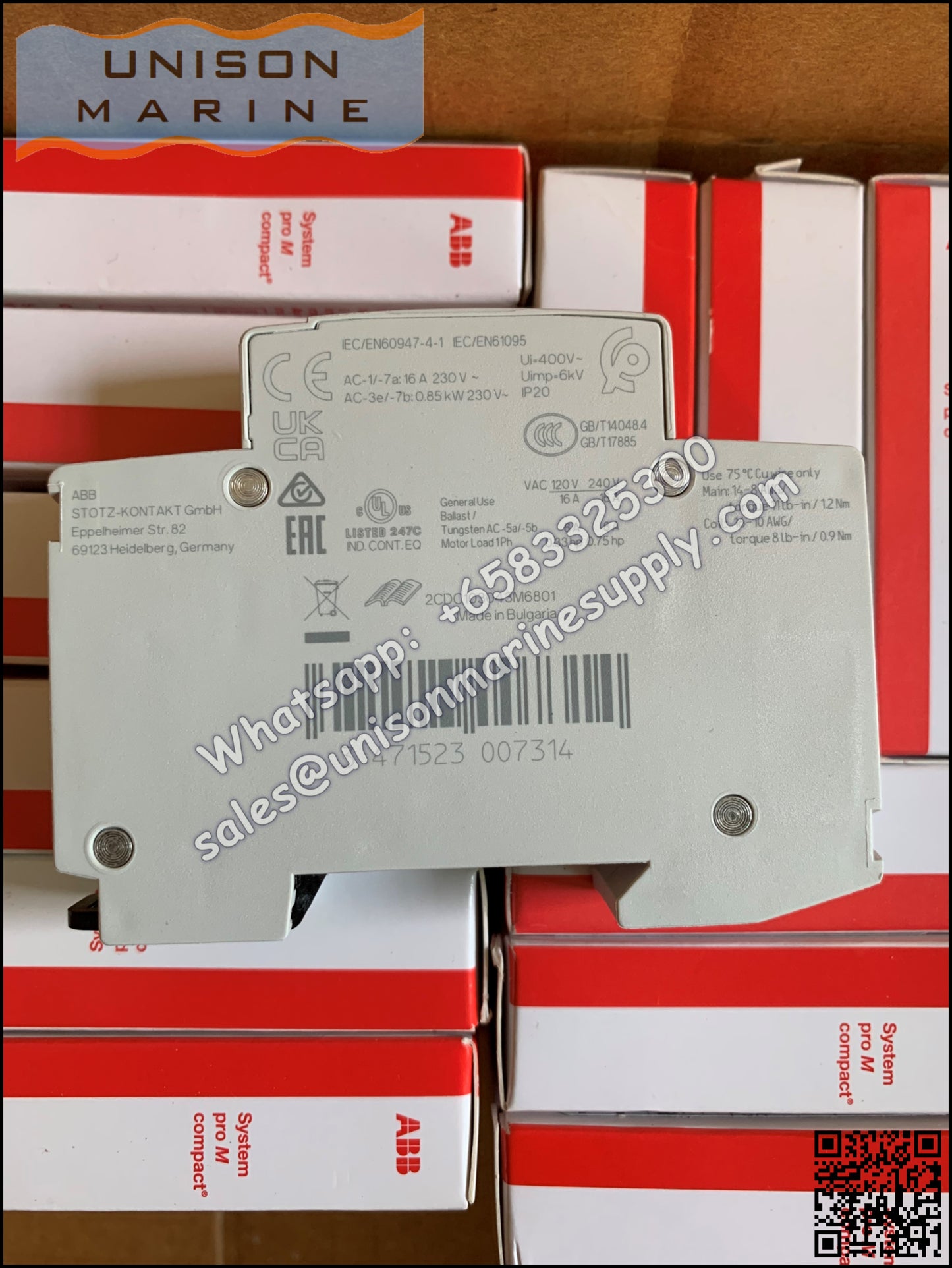 ABB Installation contactors ESB Series ESB16-11N