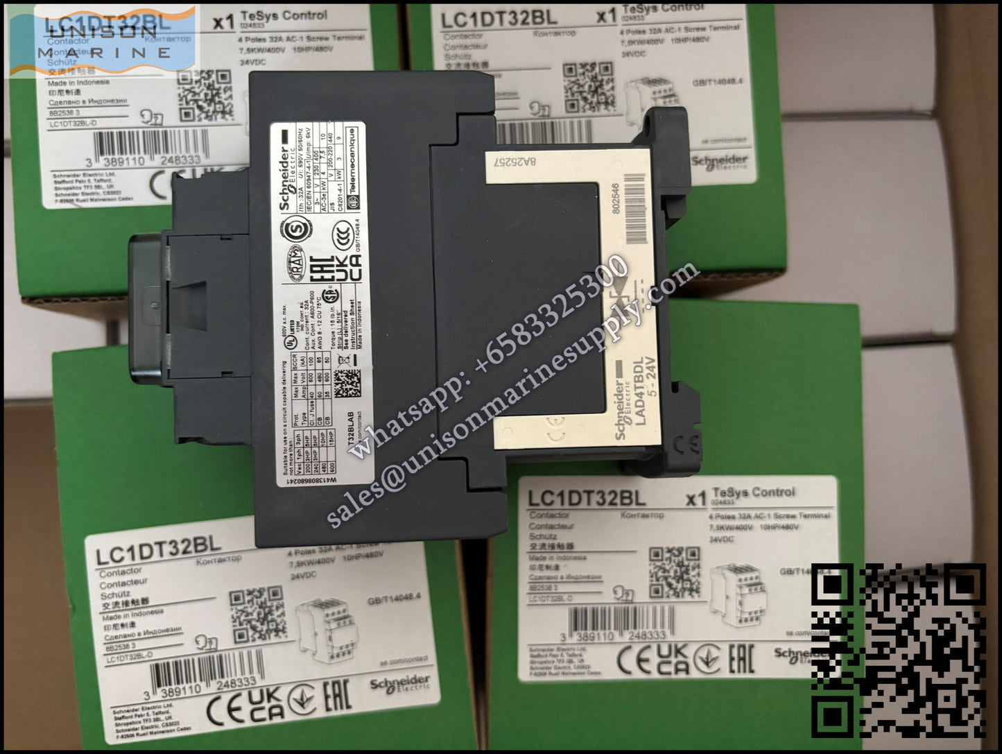 Schneider TeSys Deca Contactors : LC1DT32BL
