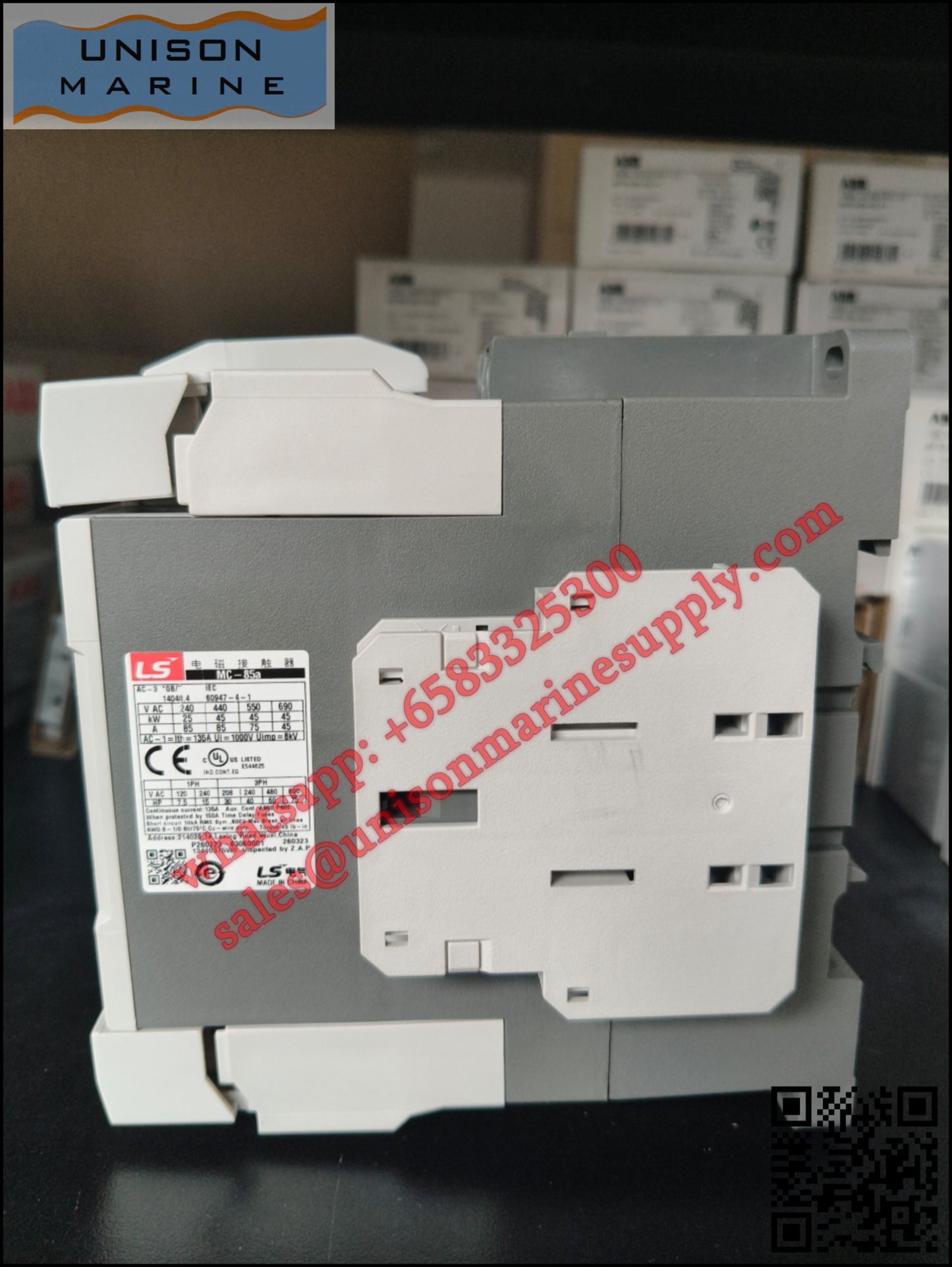 LS ELECTRIC - Contactor MC-85A 440VAC 1A1B