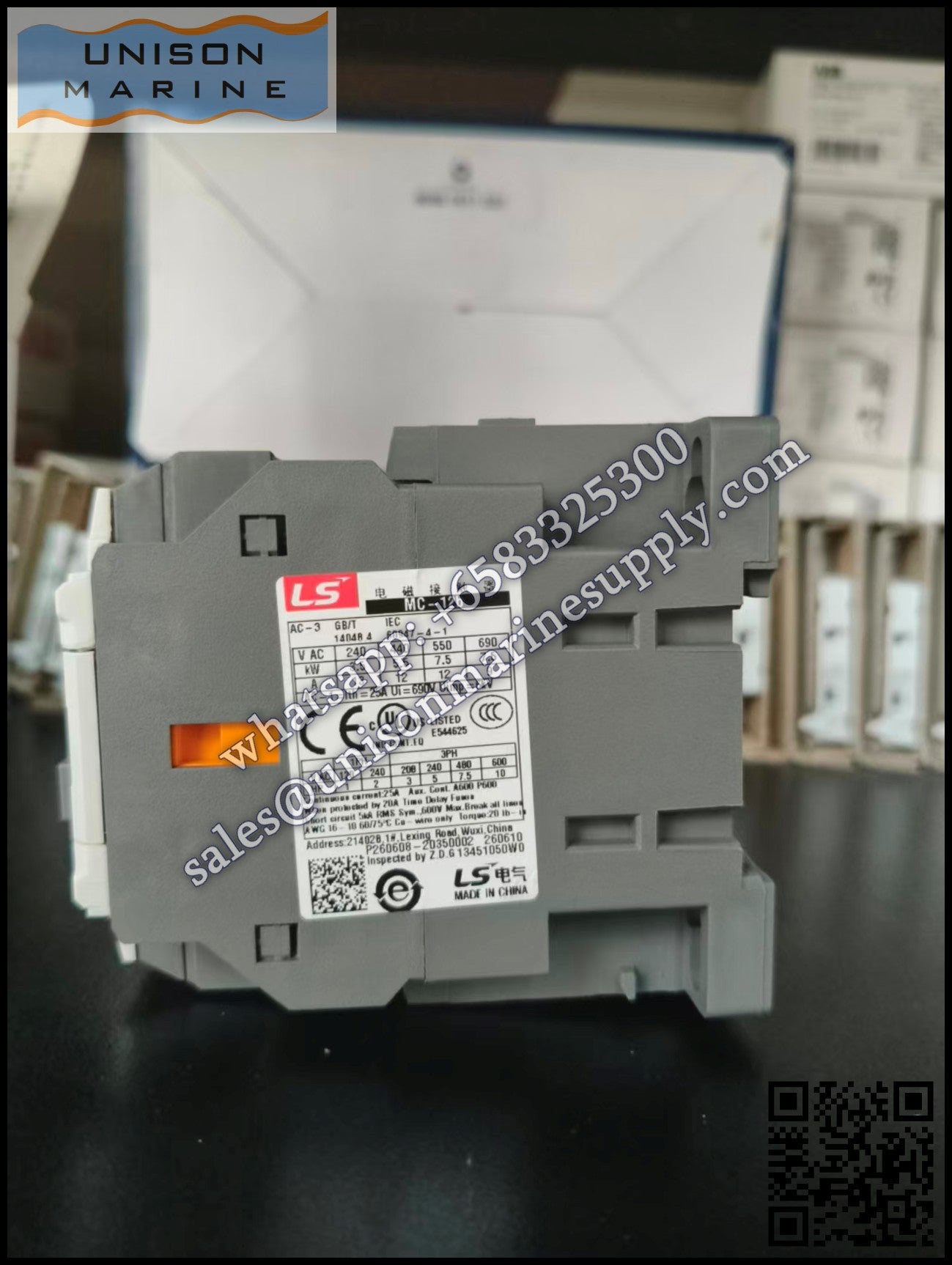 LS ELECTRIC - Contactor MC-12b 440VAC 1A1B