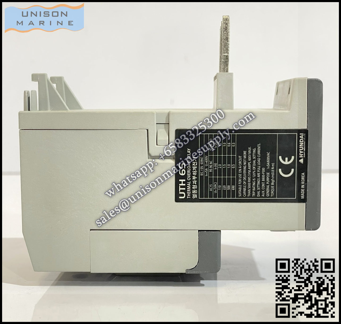 Hyundai Marine Overload Relay: UTH65K