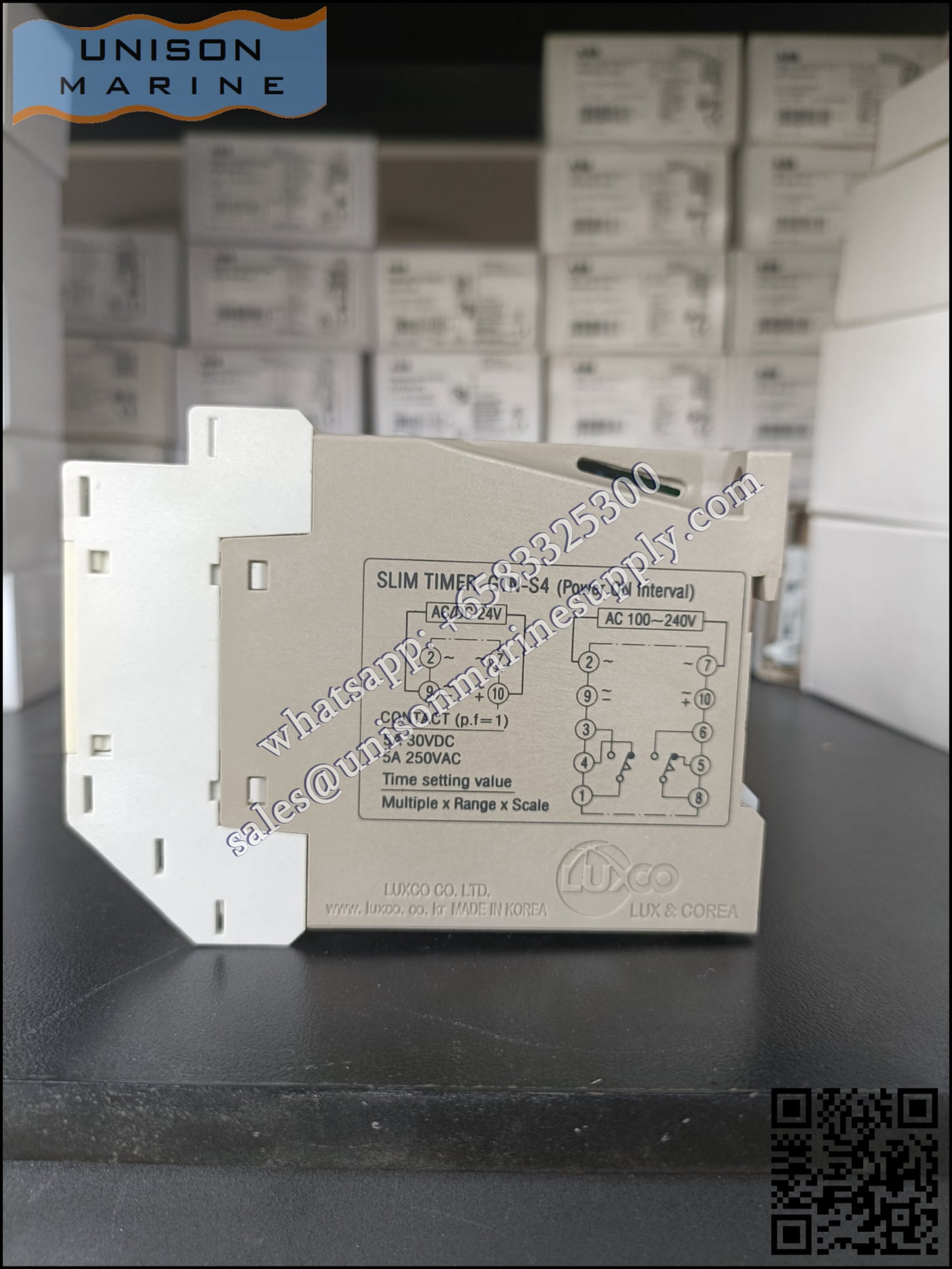 Westronics （LUXCO）Marine Slim Timer : GTN-S4, 100-240V