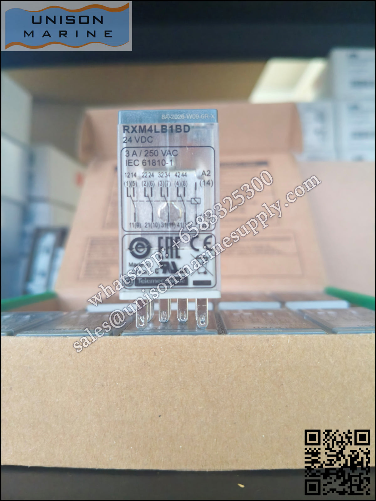 Schneider Harmony Timer Relays: RXM4LB1BD, 4C/O 24VDC