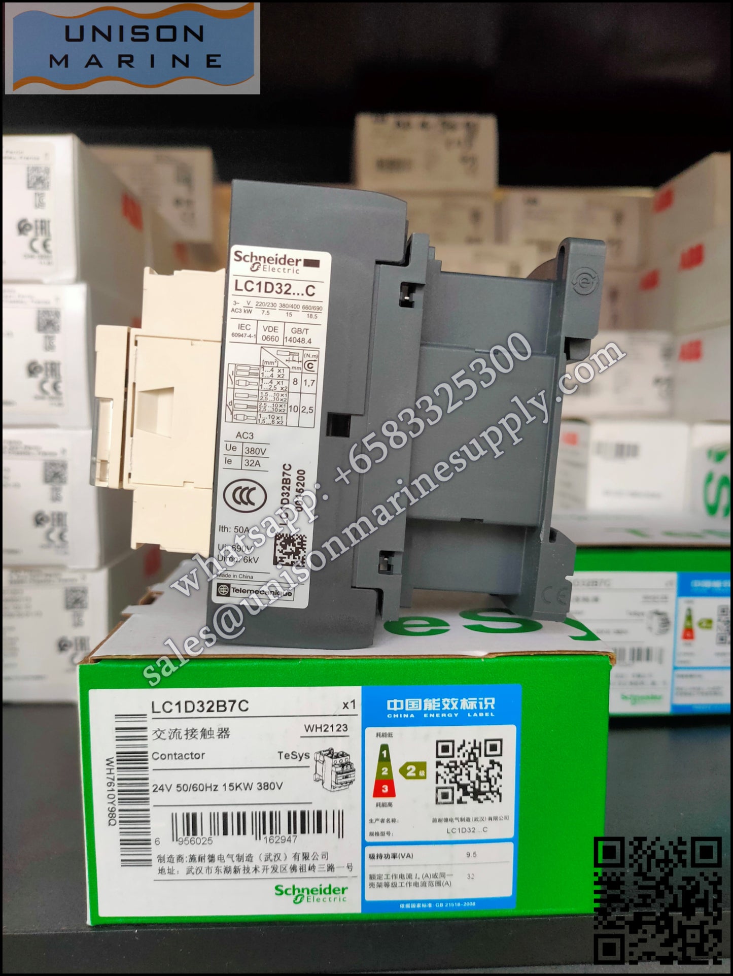 Schneider TeSys Deca Contactors : LC1D32B7C