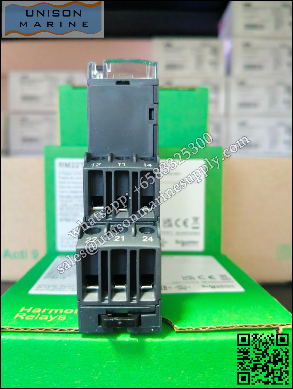 Schneider Phase Monitoring Relays: RM22TG20, supply control relay, 8A, 2 CO, 183-528VAC