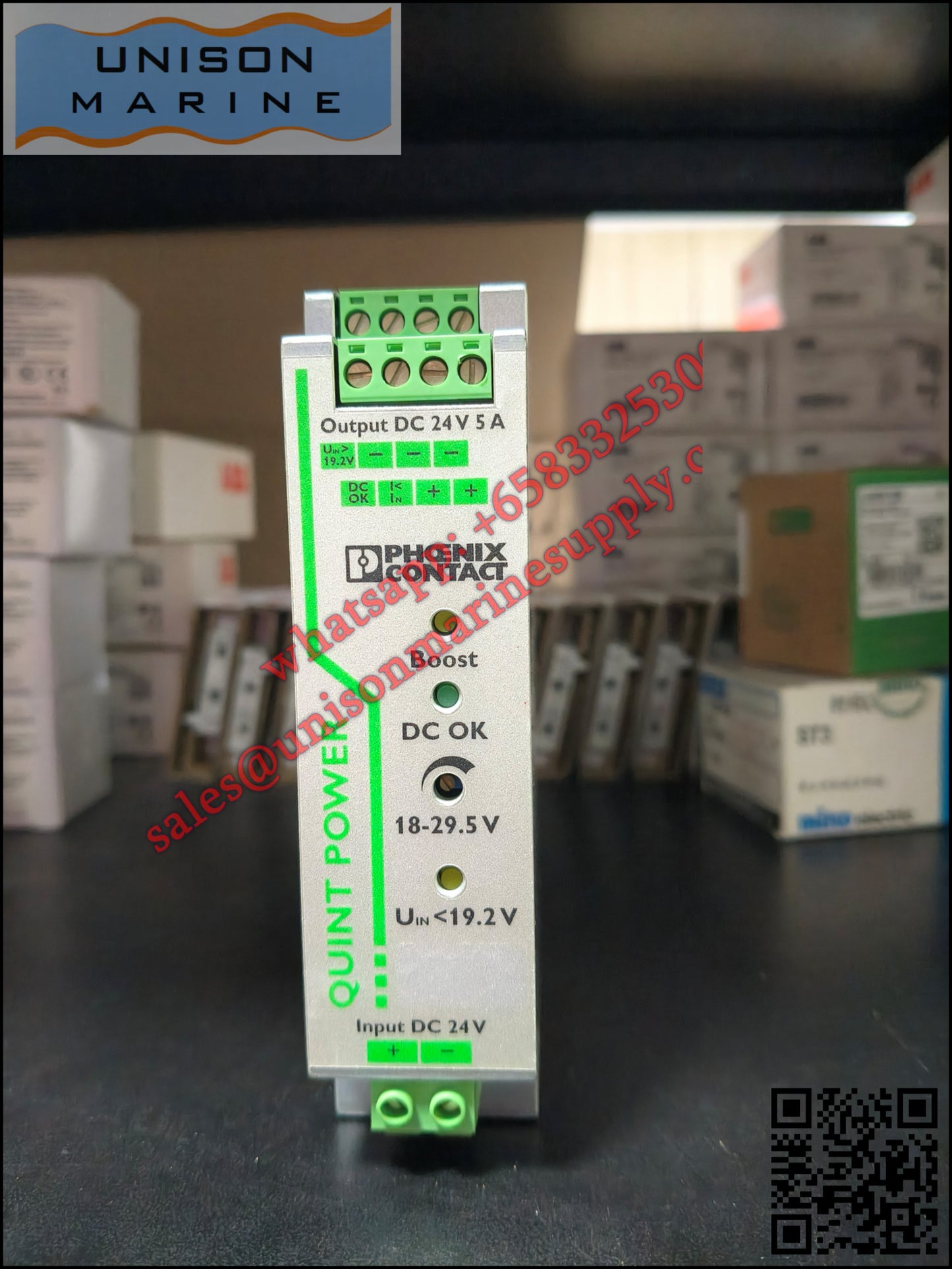 Phoenix Contact DIN Rail Power Supply：QUINT-PS/24DC/24DC/5-DC/DC,2320034