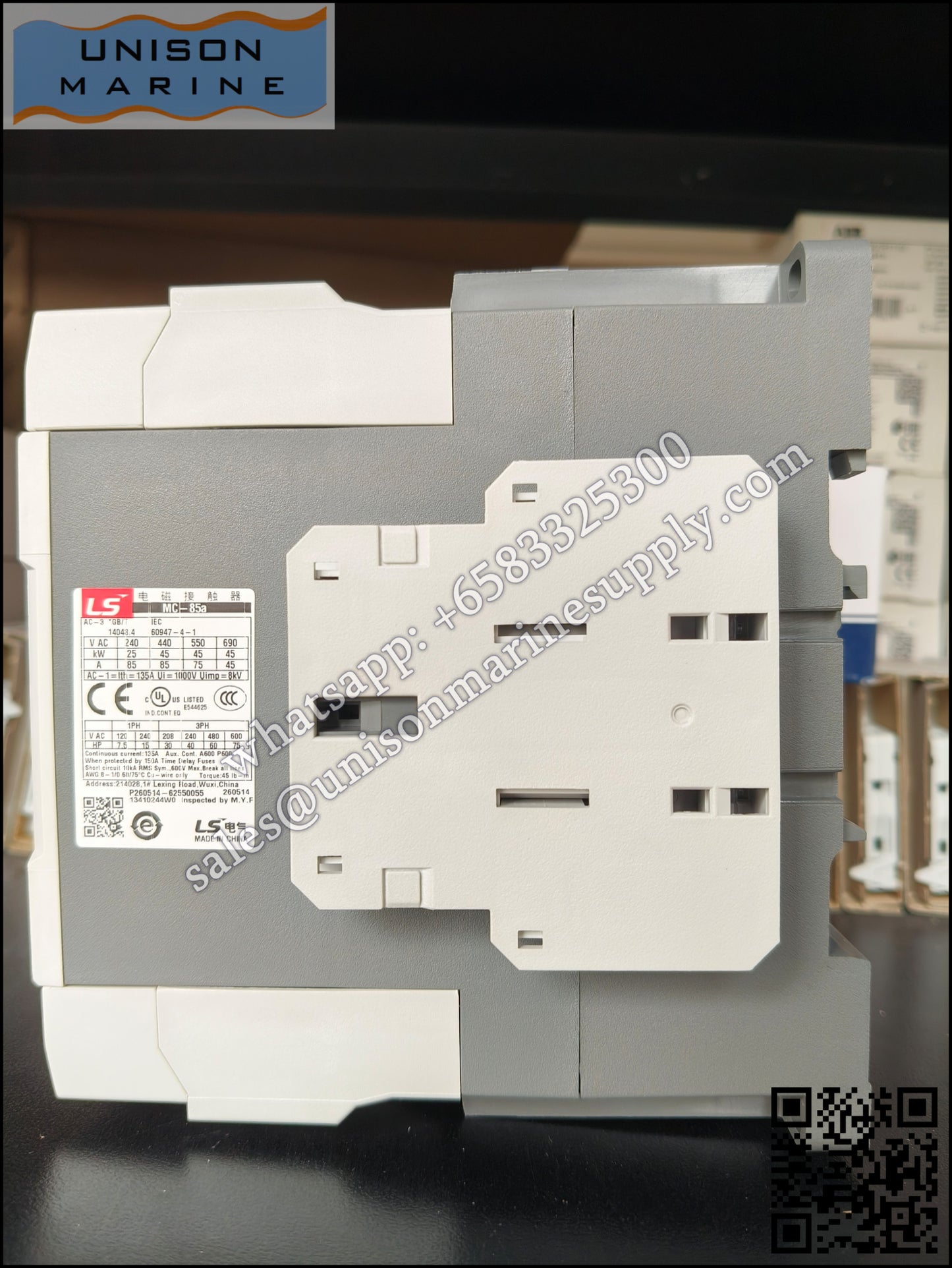 LS ELECTRIC - Contactor MC-85A 220VAC 1A1B