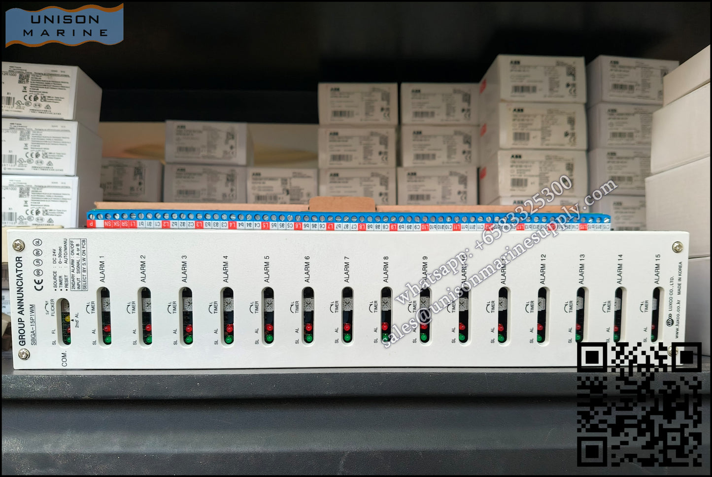 Westronics (LUXCO) GROUP ANNUNCIATOR : SBGA-15P1WM