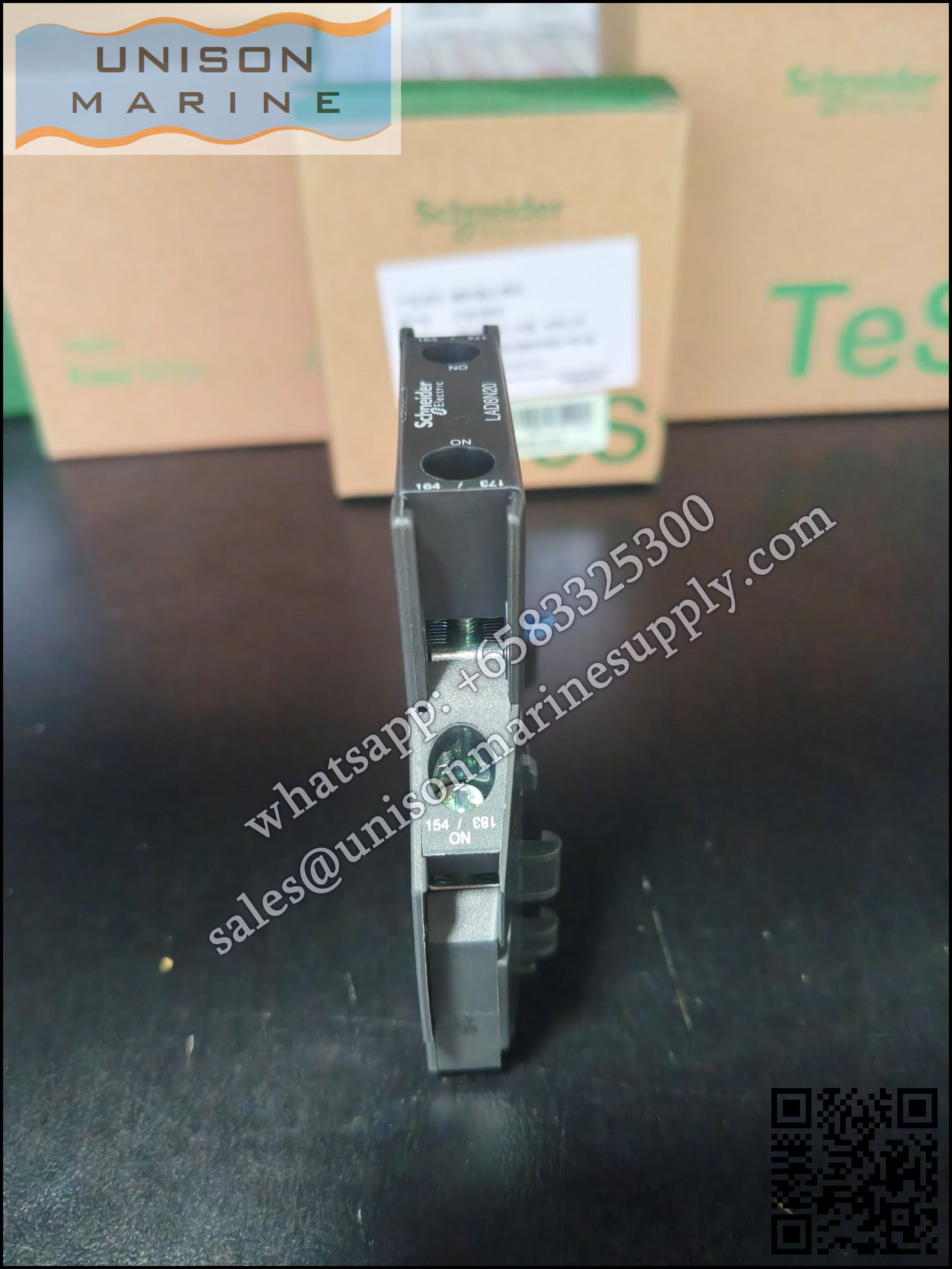 Schneider Auxiliary contact block TeSys Deca, LAD8N20 2NO