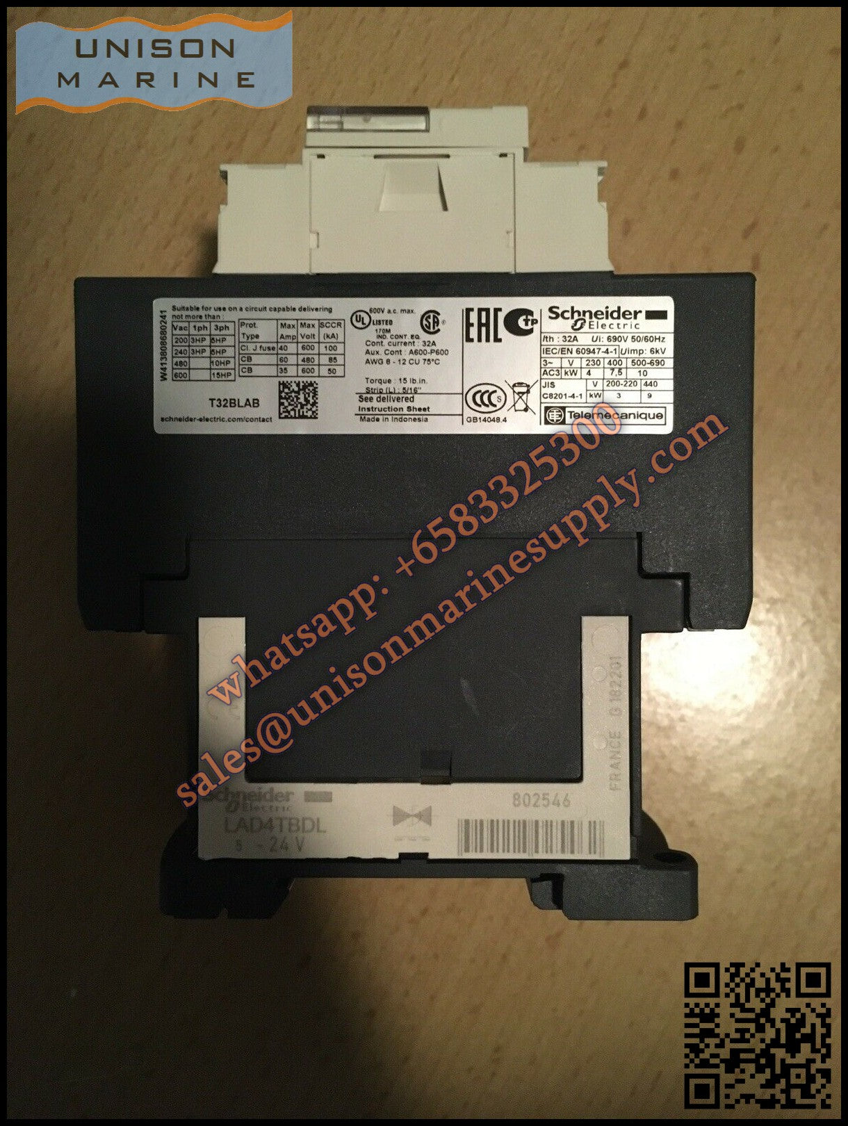 Schneider TeSys Deca Contactors: LC1DT32BL