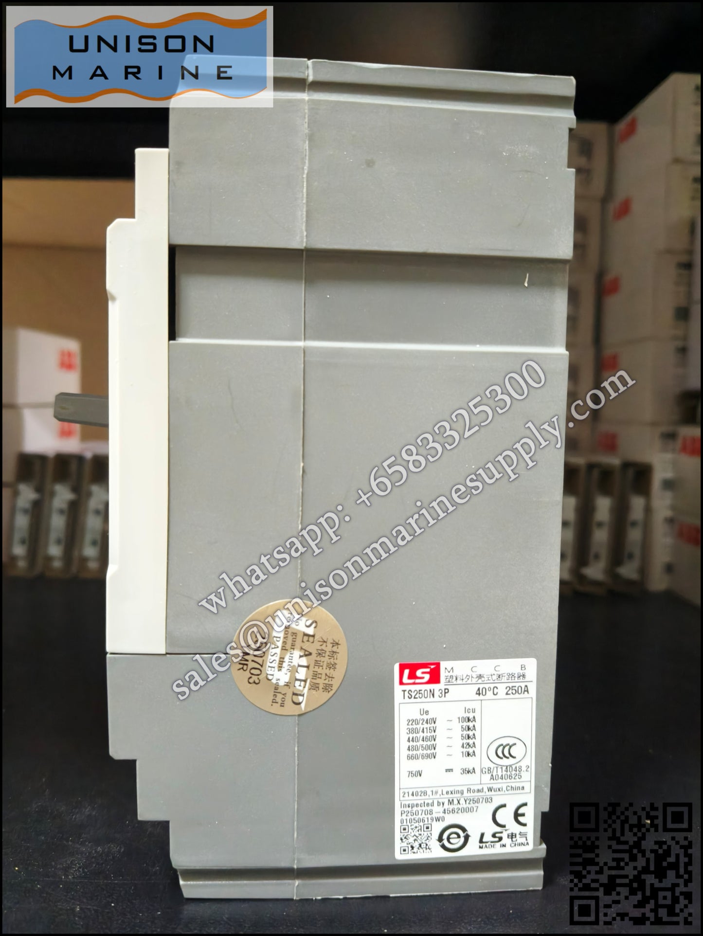 LS Metasol marine circuit breaker- TS250N FMU 3P 250A
