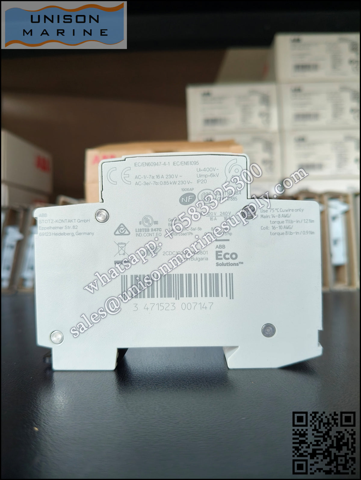 ABB Installation contactors ESB Series: ESB16-20N-06,1SBE111111R0620