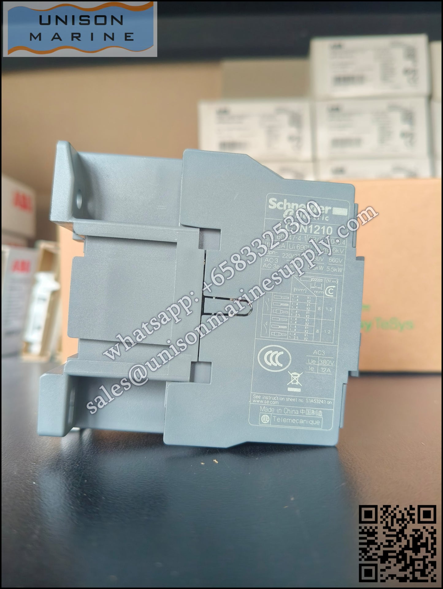 Schneider TeSys Deca Contactors : LC1N1210M5N