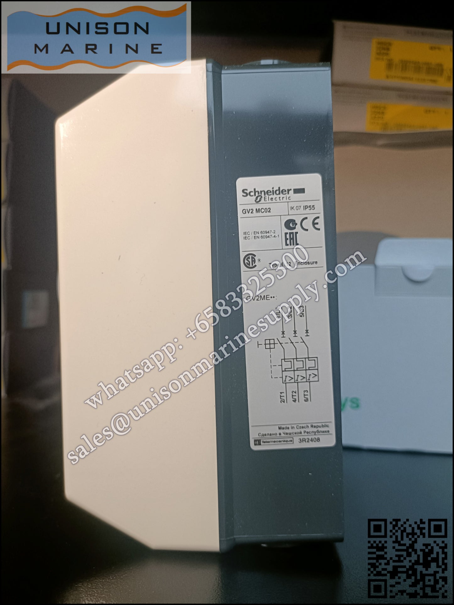Schneider empty enclosure for TeSys GV2ME (IP55),GV2MC02