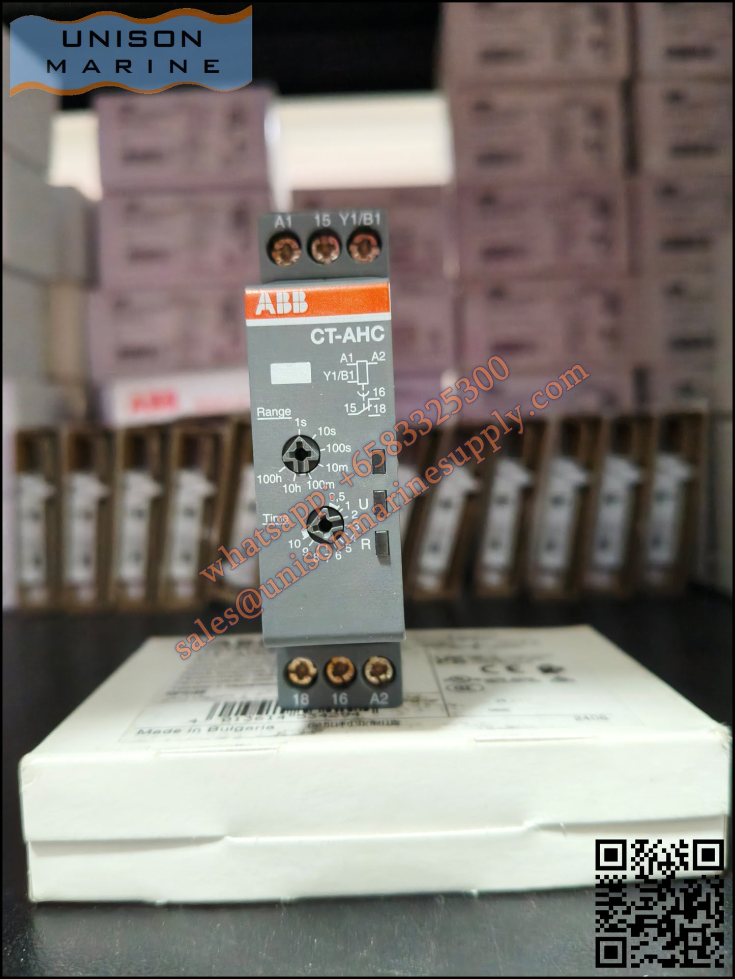 ABB Electronic Time Relay CT-AHC.12, 1SVR508110R0000