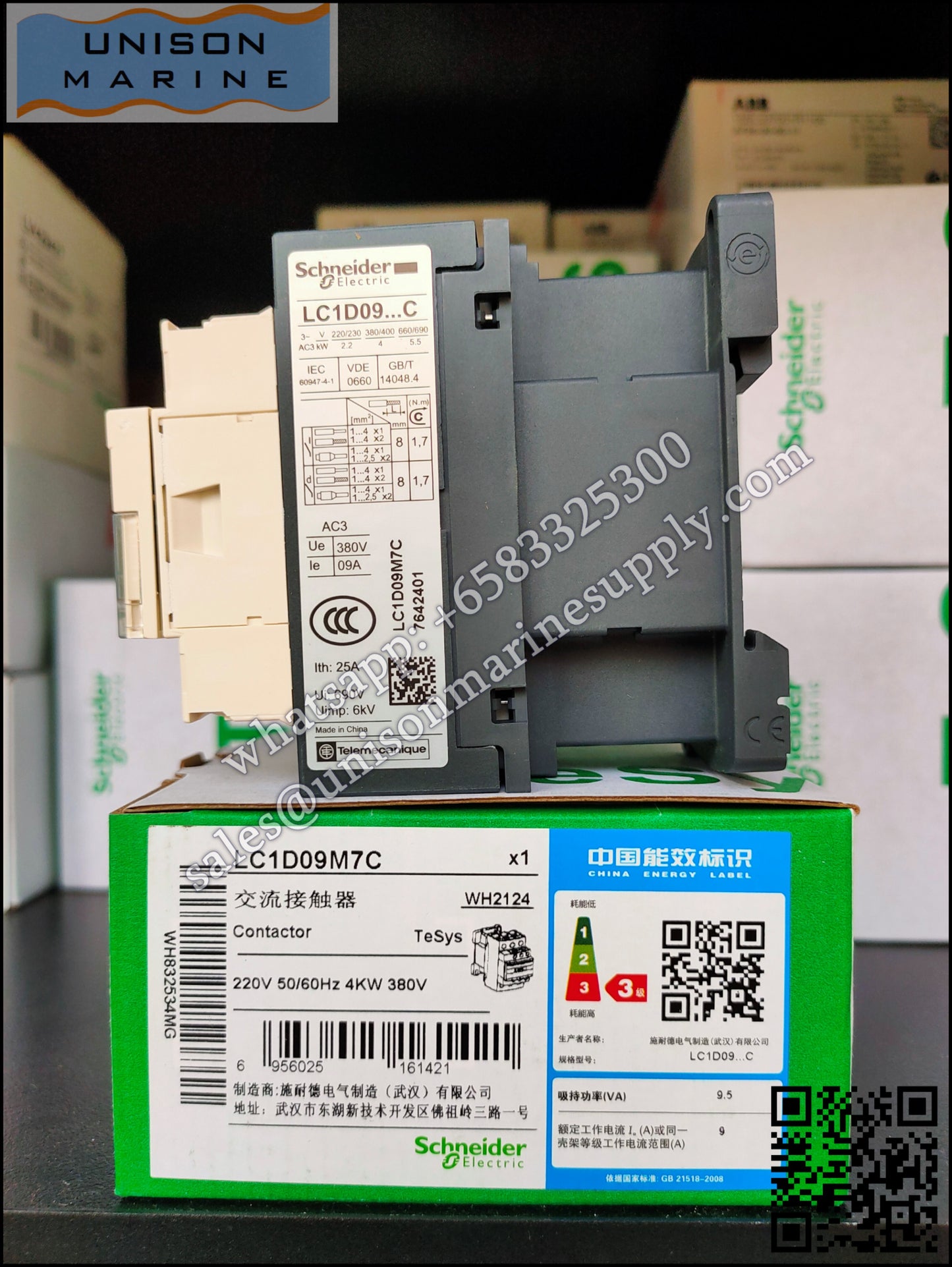 Schneider TeSys Deca Contactors : LC1D09M7C