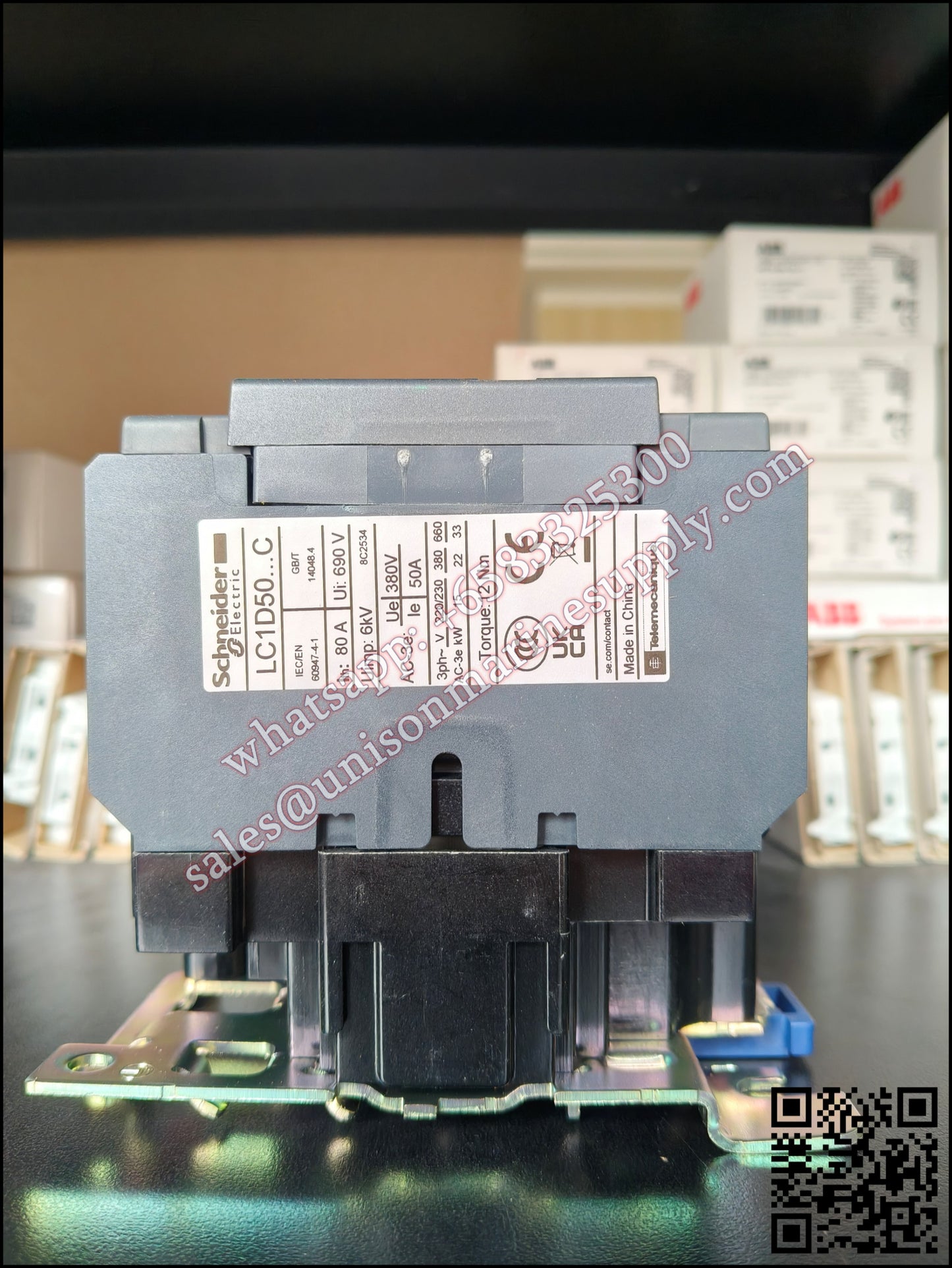 Schneider TeSys Deca Contactors : LC1D50B7C