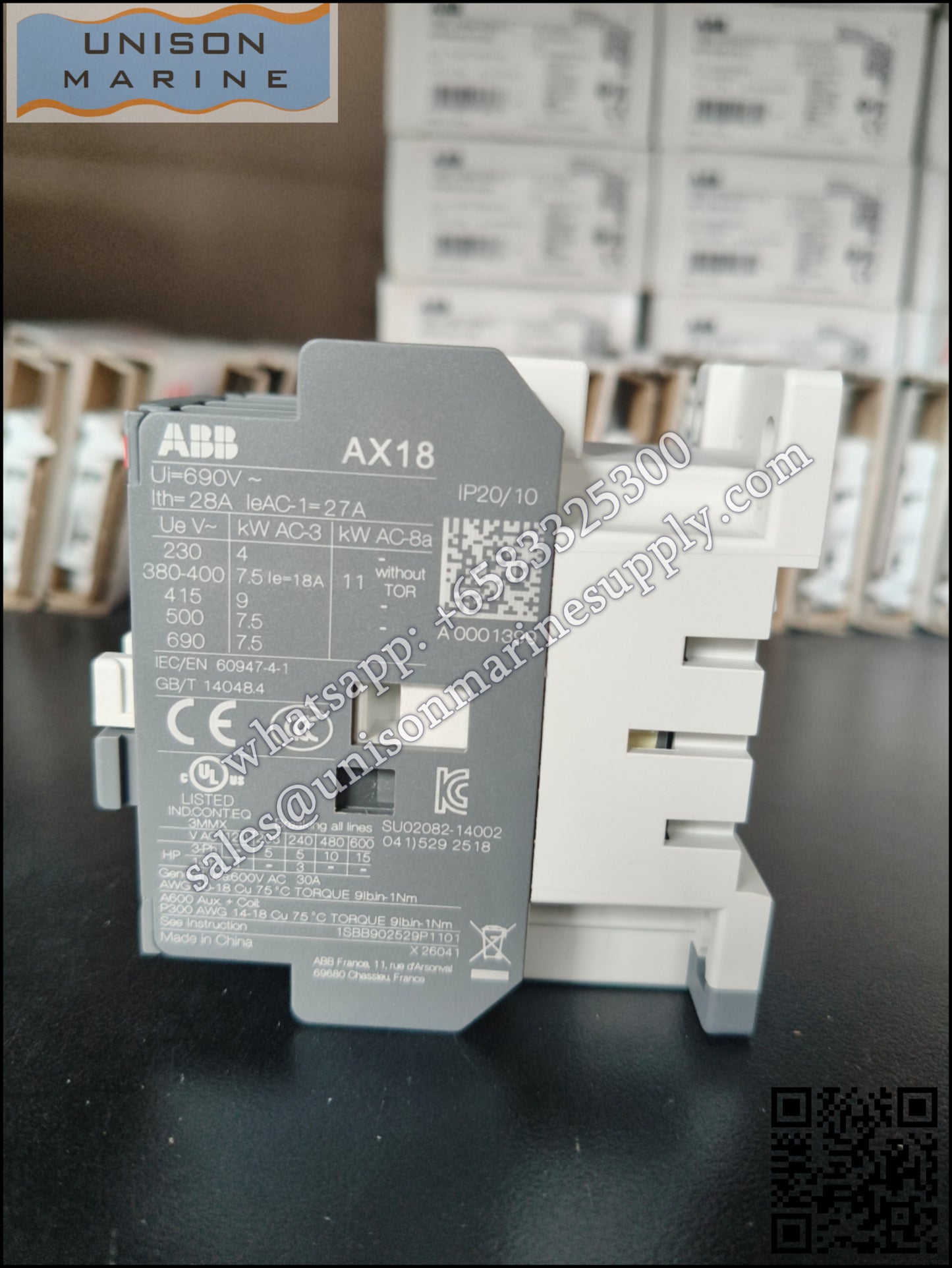 ABB Magnetic Contactors AX Series : AX09-30-10-84,1SBL901074R8410