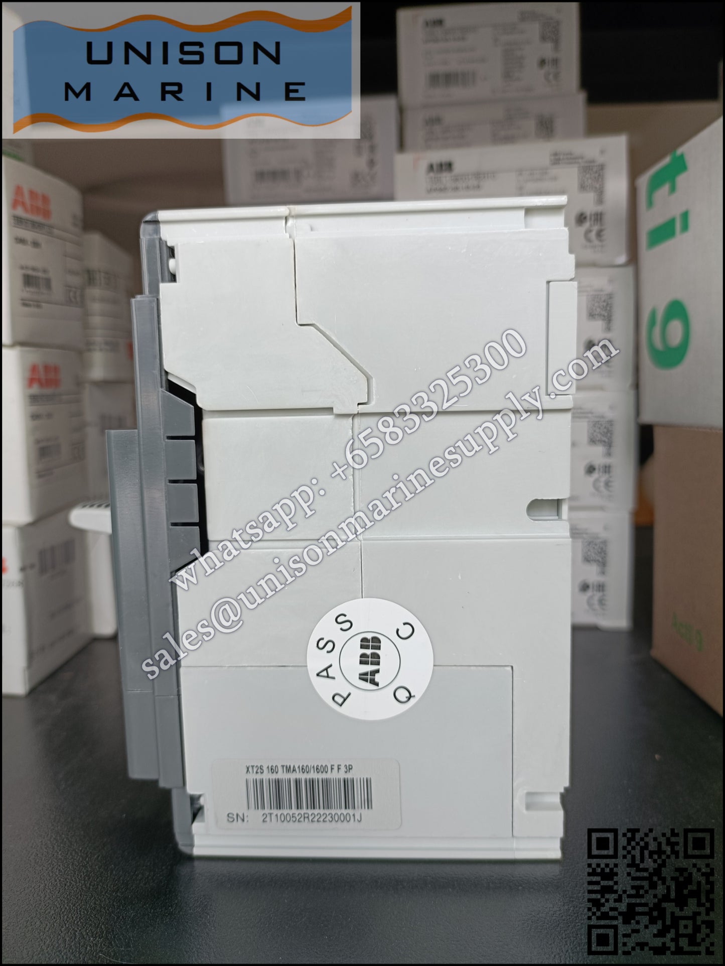 ABB SACE Tmax XT Circuit Breakers:XT2S 160 TMA 160-1600 3p F F,1SDA067560R1