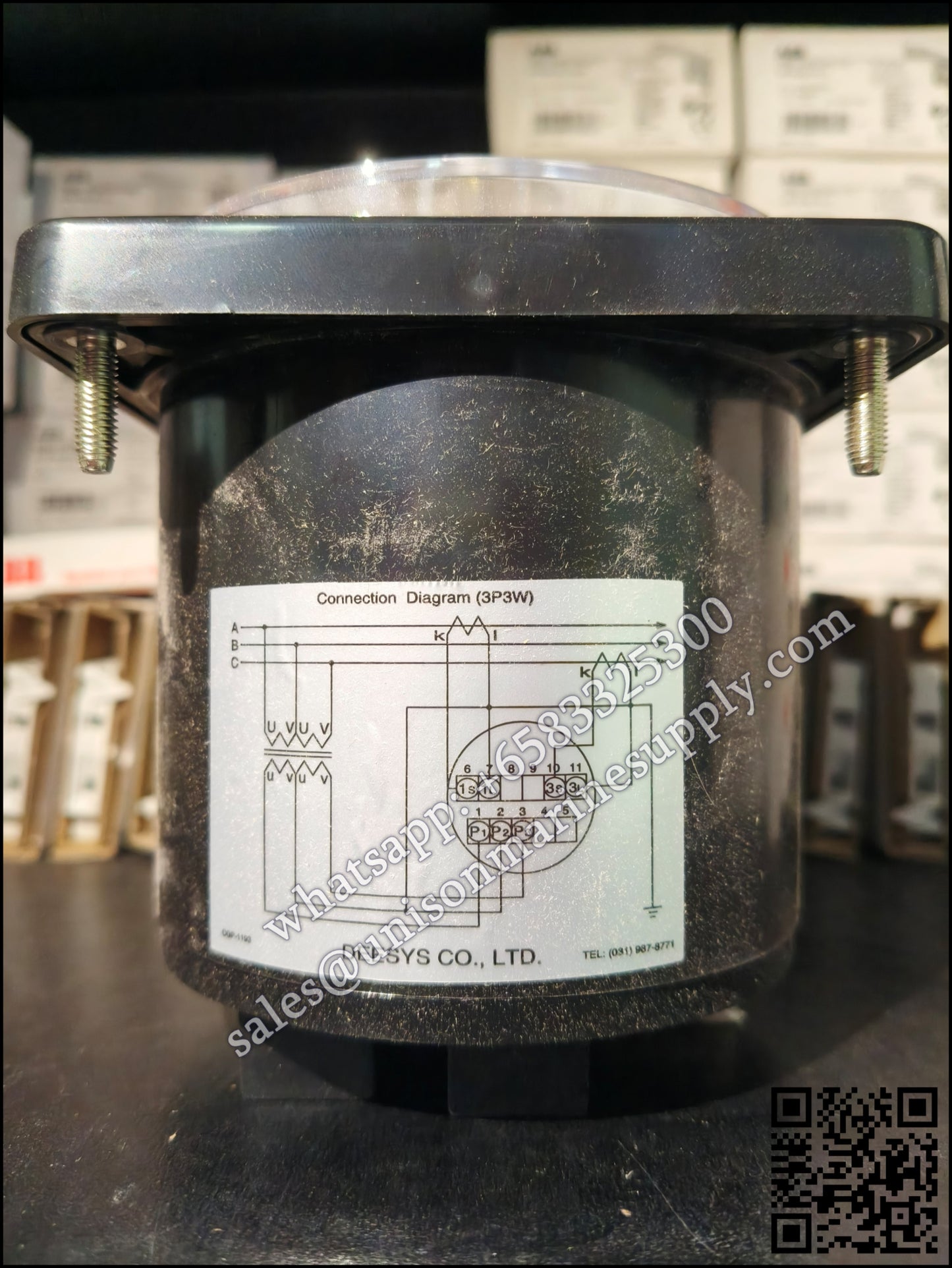 LIGHTSTAR Panel Board Meter: W11-P3B1,5A 110 5.00 50/60Hz