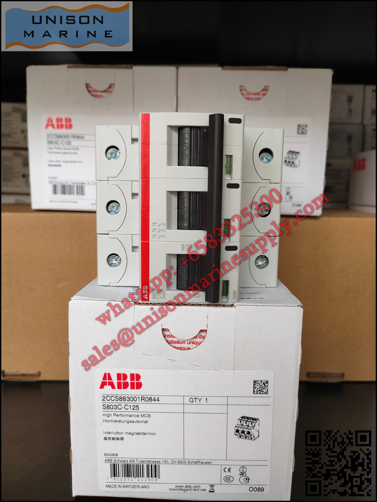 ABB High Performance MCB: S803C-C125, 2CCS883001R0844