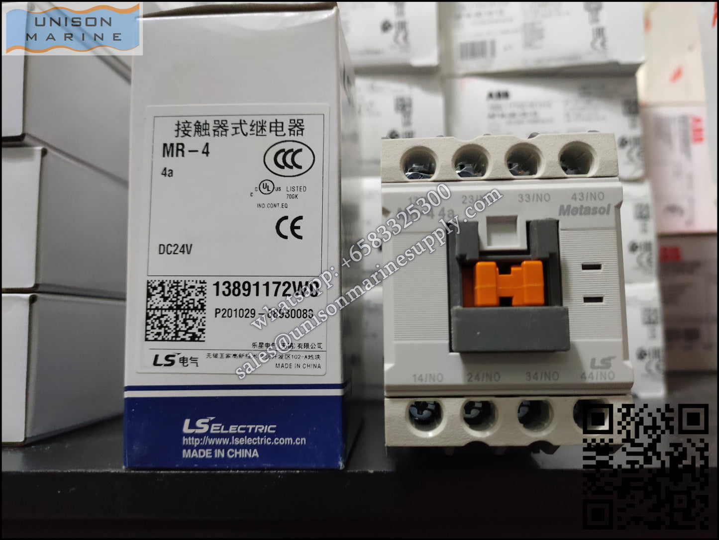 LS ELECTRIC - Contactor MR-4 4A DC24V