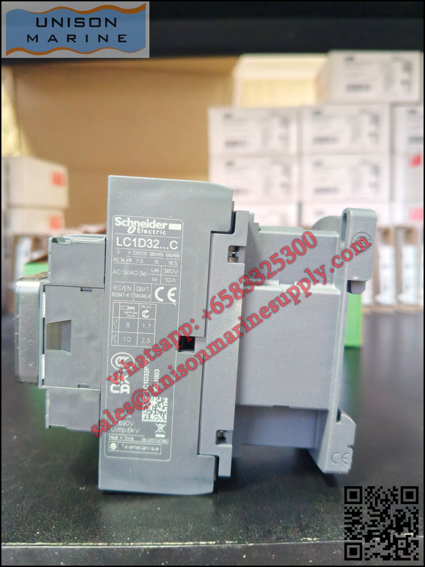 Schneider TeSys Deca Contactors : LC1D32P7C