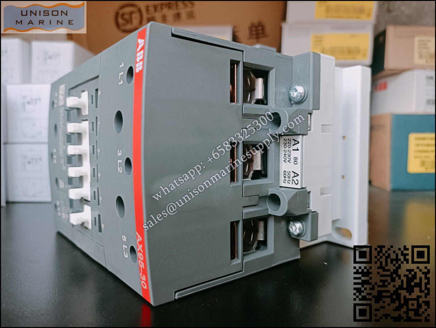 ABB Magnetic Contactors AX Series : AX95-30-11-80,1SFL431074R8011