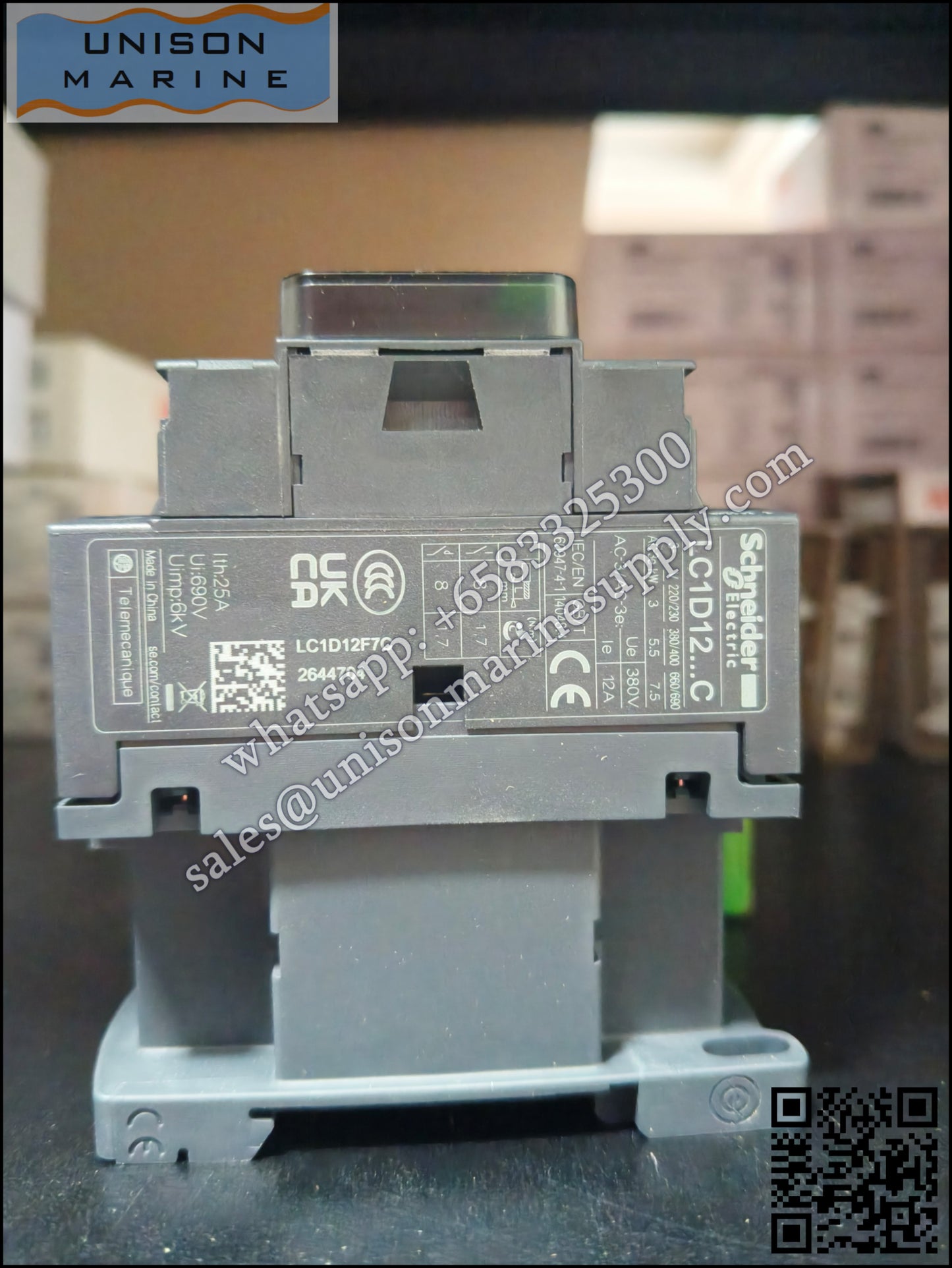 Schneider TeSys Deca Contactors : LC1D12F7C