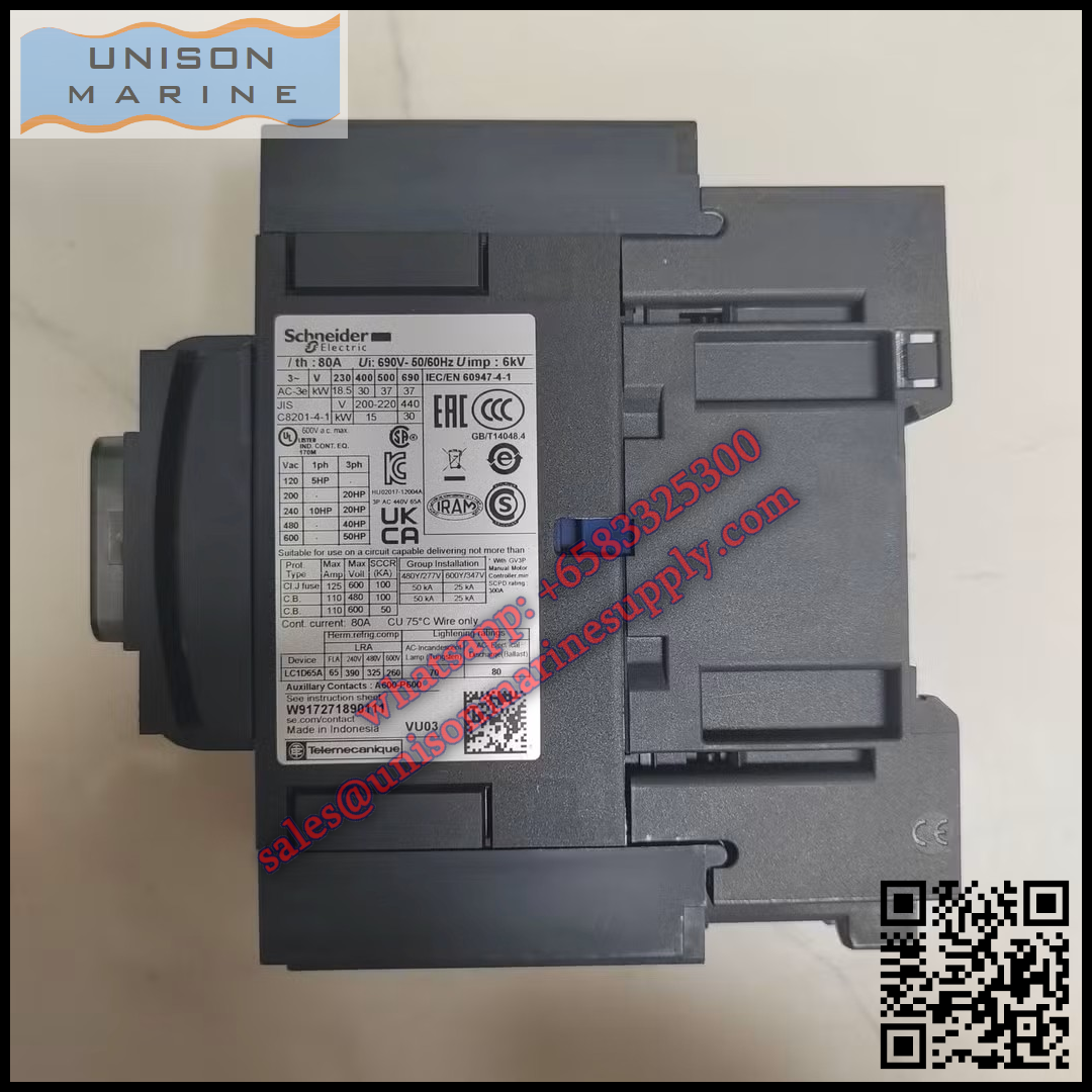 Schneider TeSys Deca Contactors : LC1D65Q7