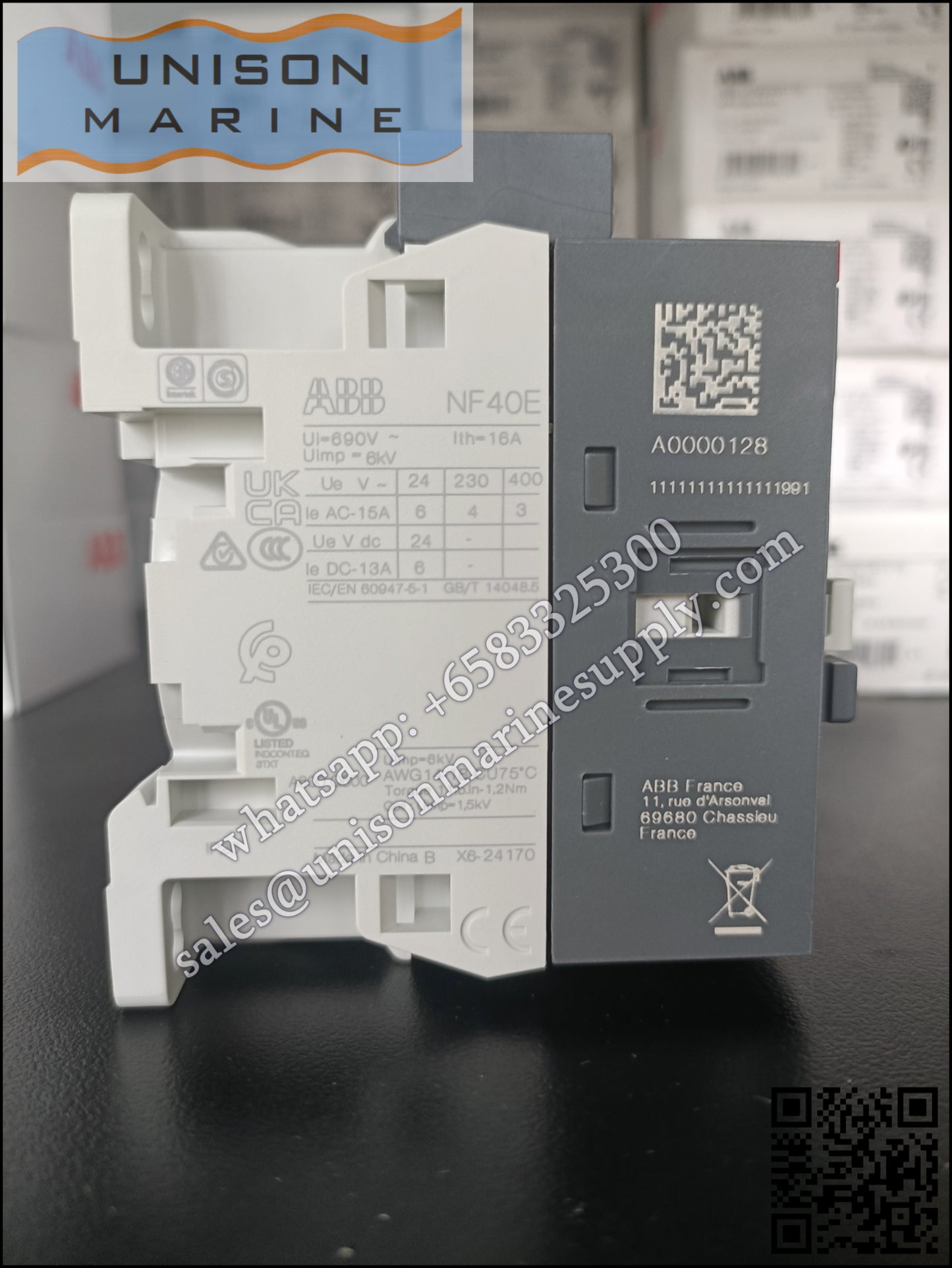 ABB Magnetic Contactors Relay :  NF40E-14 250-500V50/60HZ-DC, 1SBH137001R1440