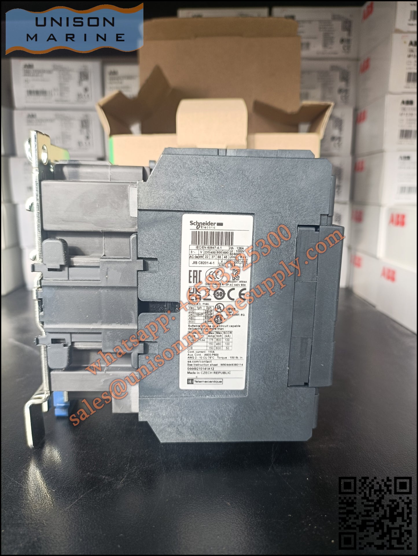 Schneider TeSys Deca Contactors : LC1D80R7