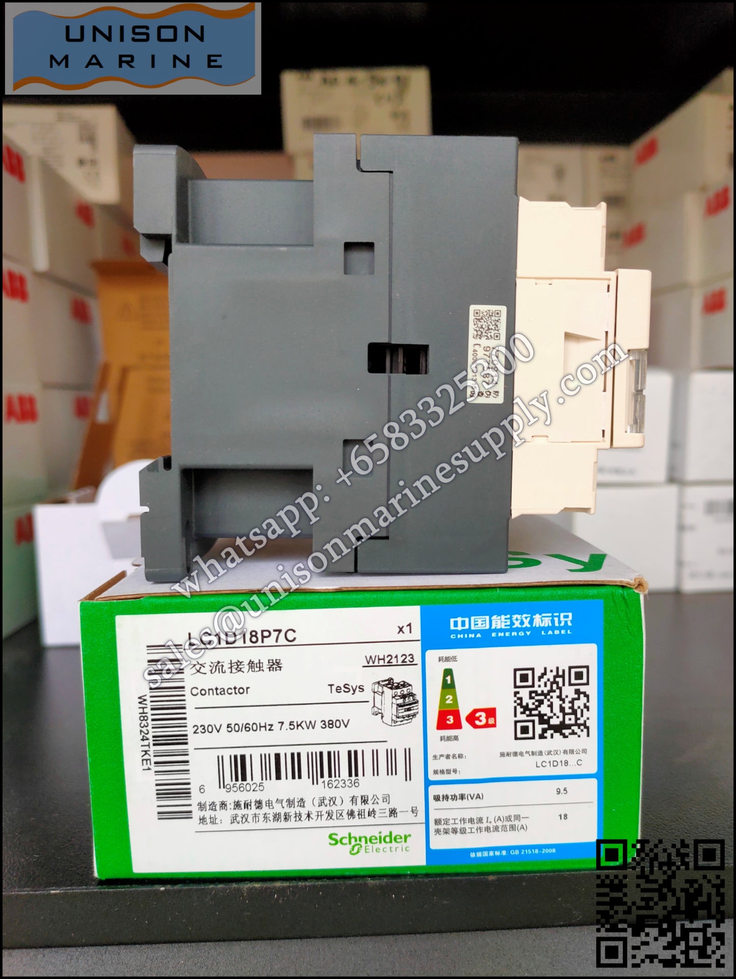 Schneider TeSys Deca Contactors : LC1D18P7C