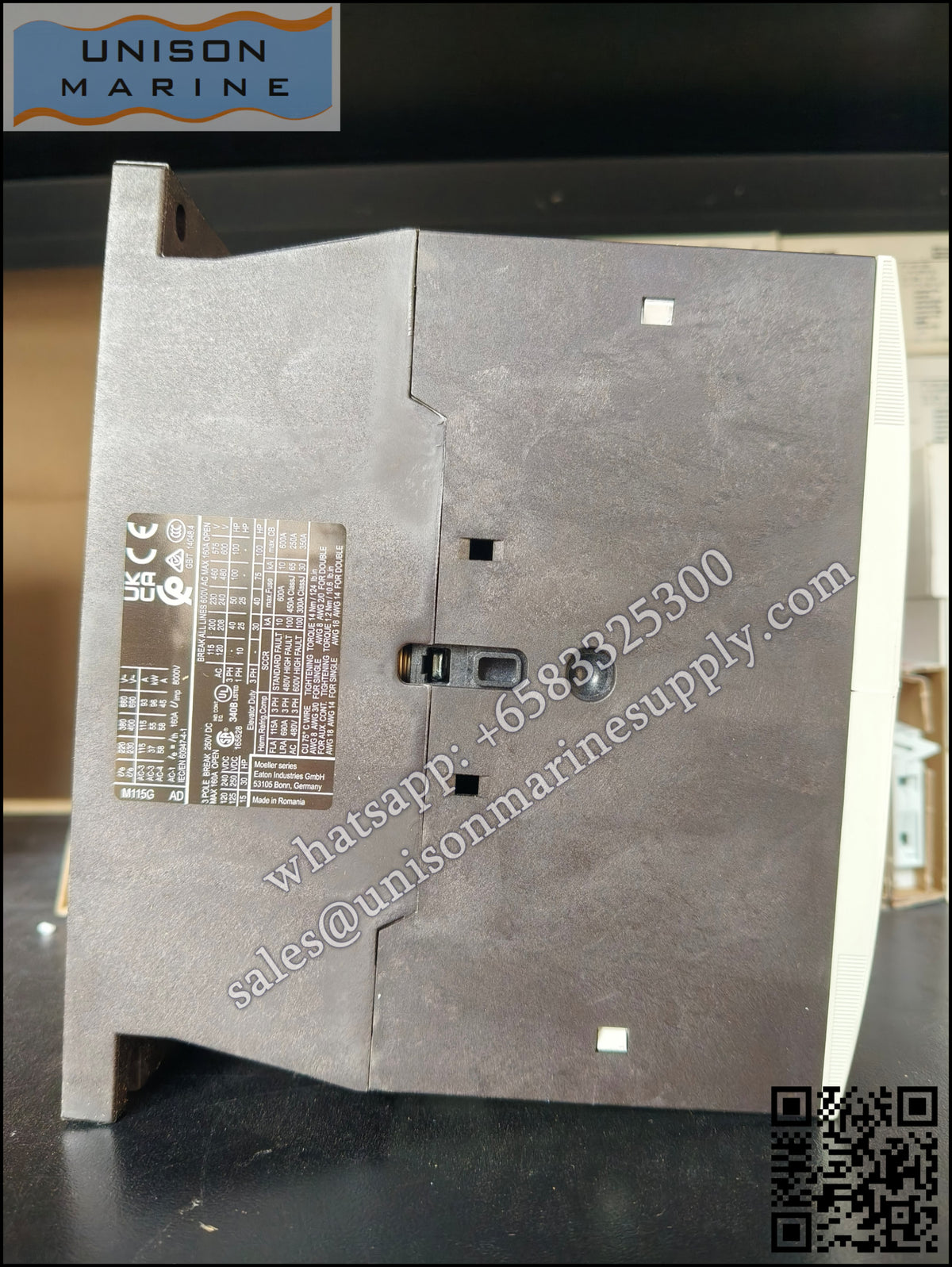 Eaton DILM Contactor, DILM115(RAC440) 440V Coil  3-Pole  90 kW