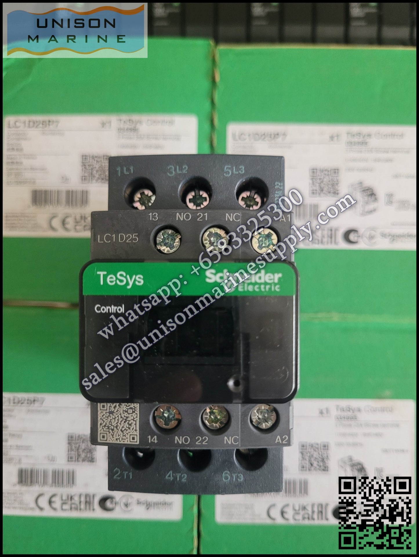 Schneider TeSys Deca Contactors : LC1D25P7