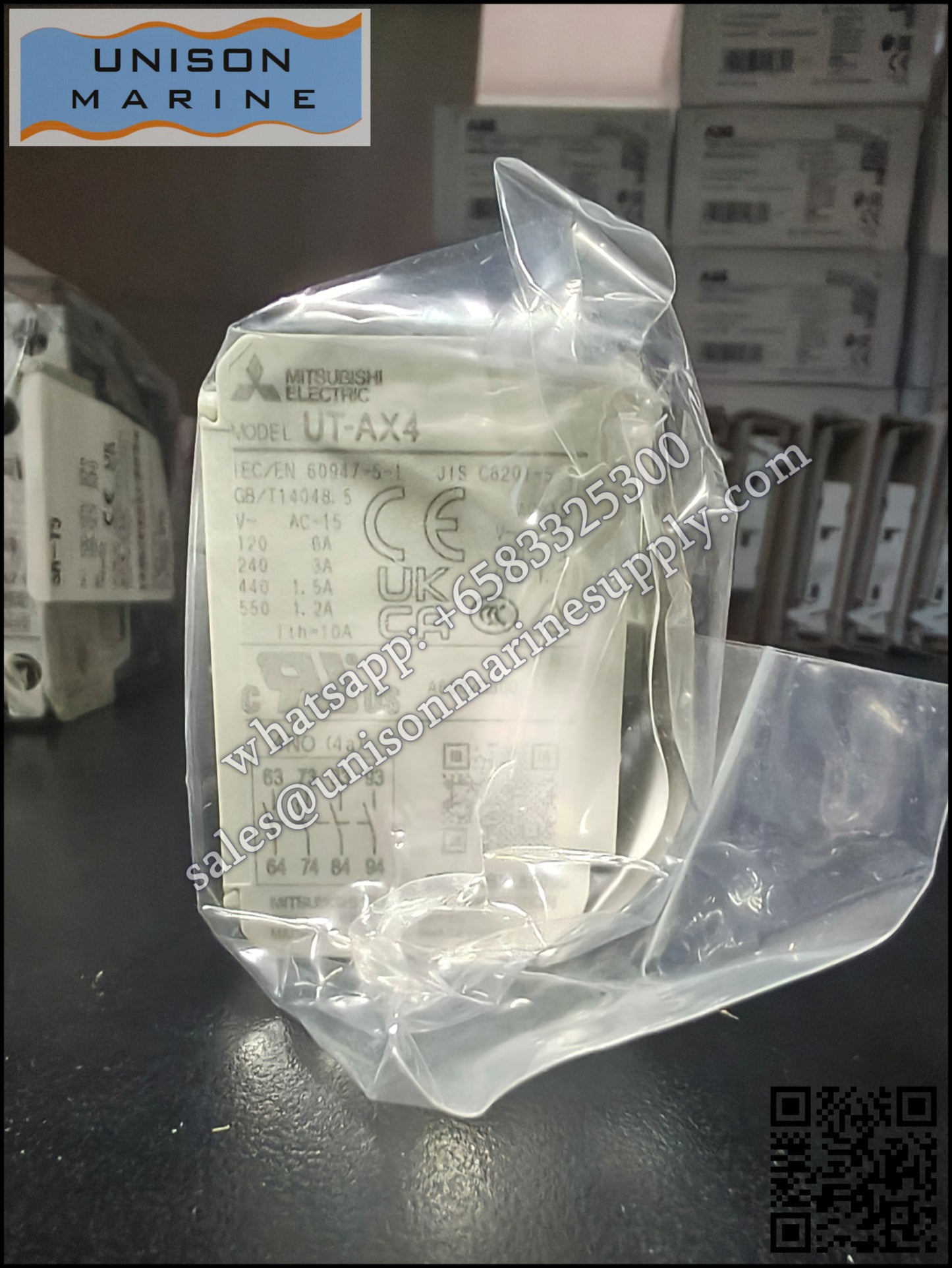 MITSUBISHI Magnetic Contactors: UT-AX4,4NO