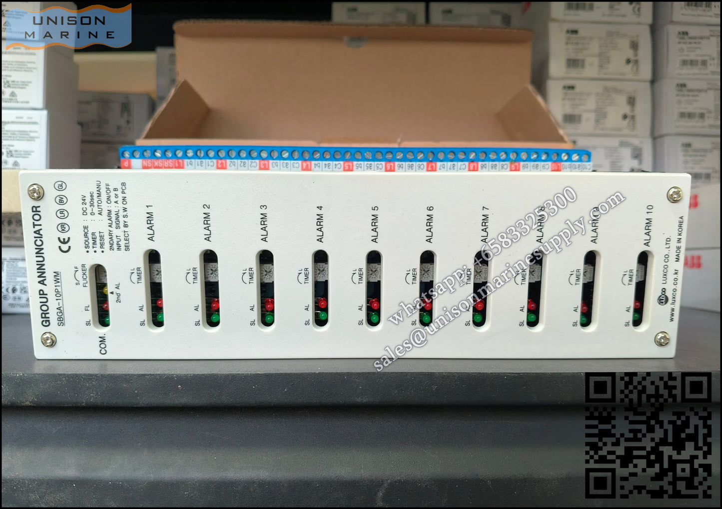 Westronics (LUXCO) GROUP ANNUNCIATOR : SBGA-10P1WM