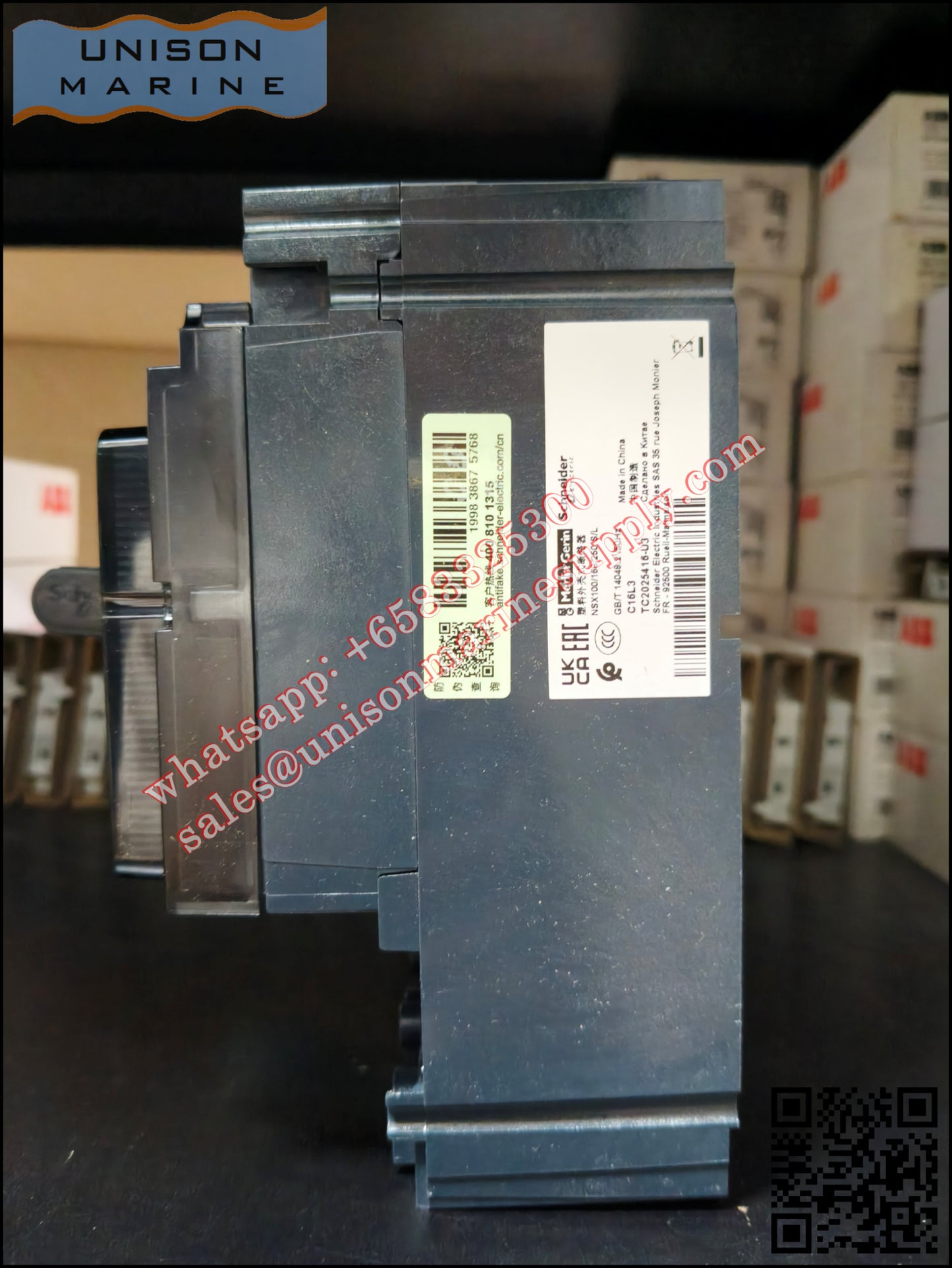 Schneider Electric circuit breaker  NSX160L 150kA 160 A without trip unit, C16L