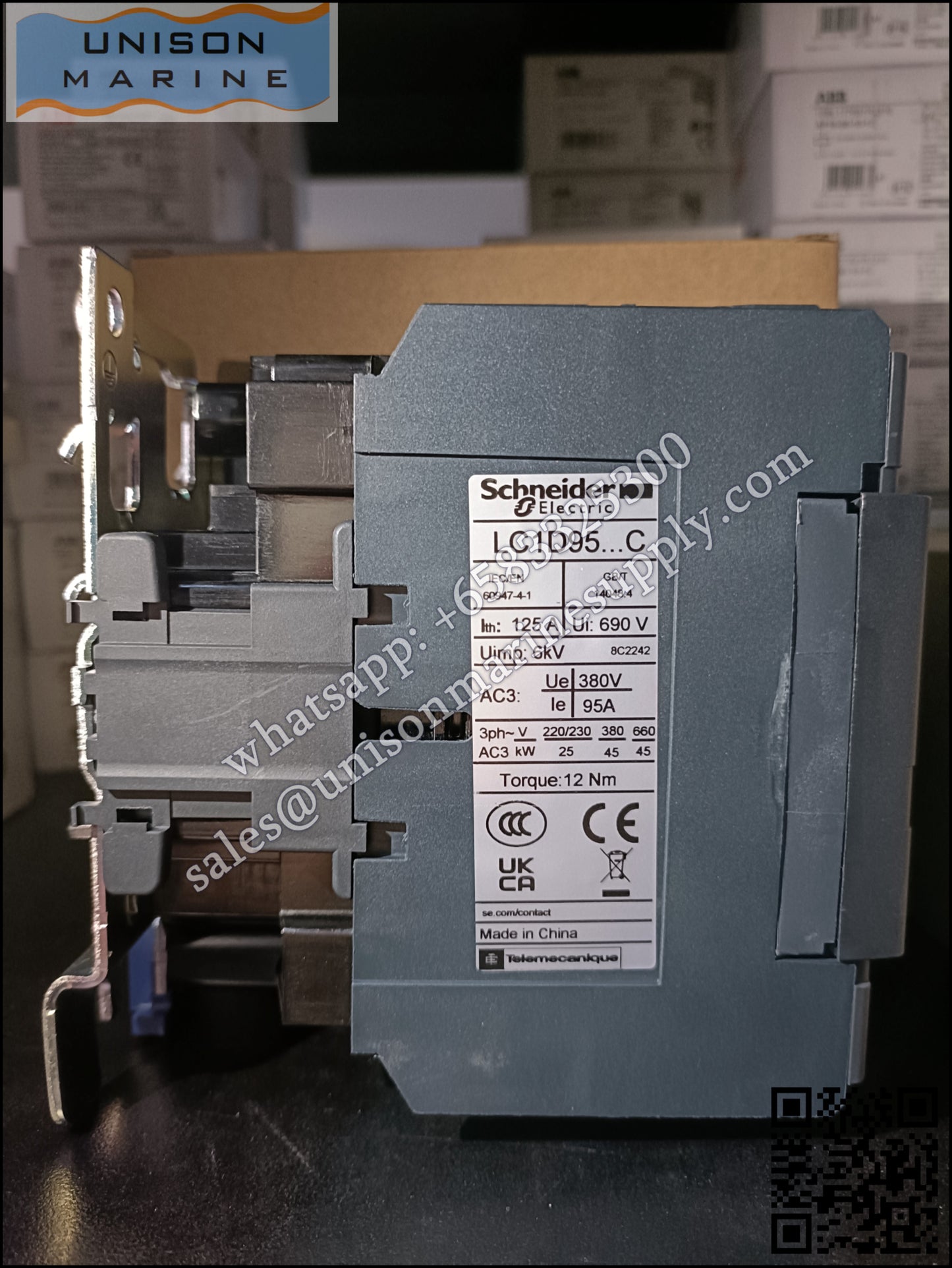 Schneider TeSys Deca Contactors: LC1D95M7C