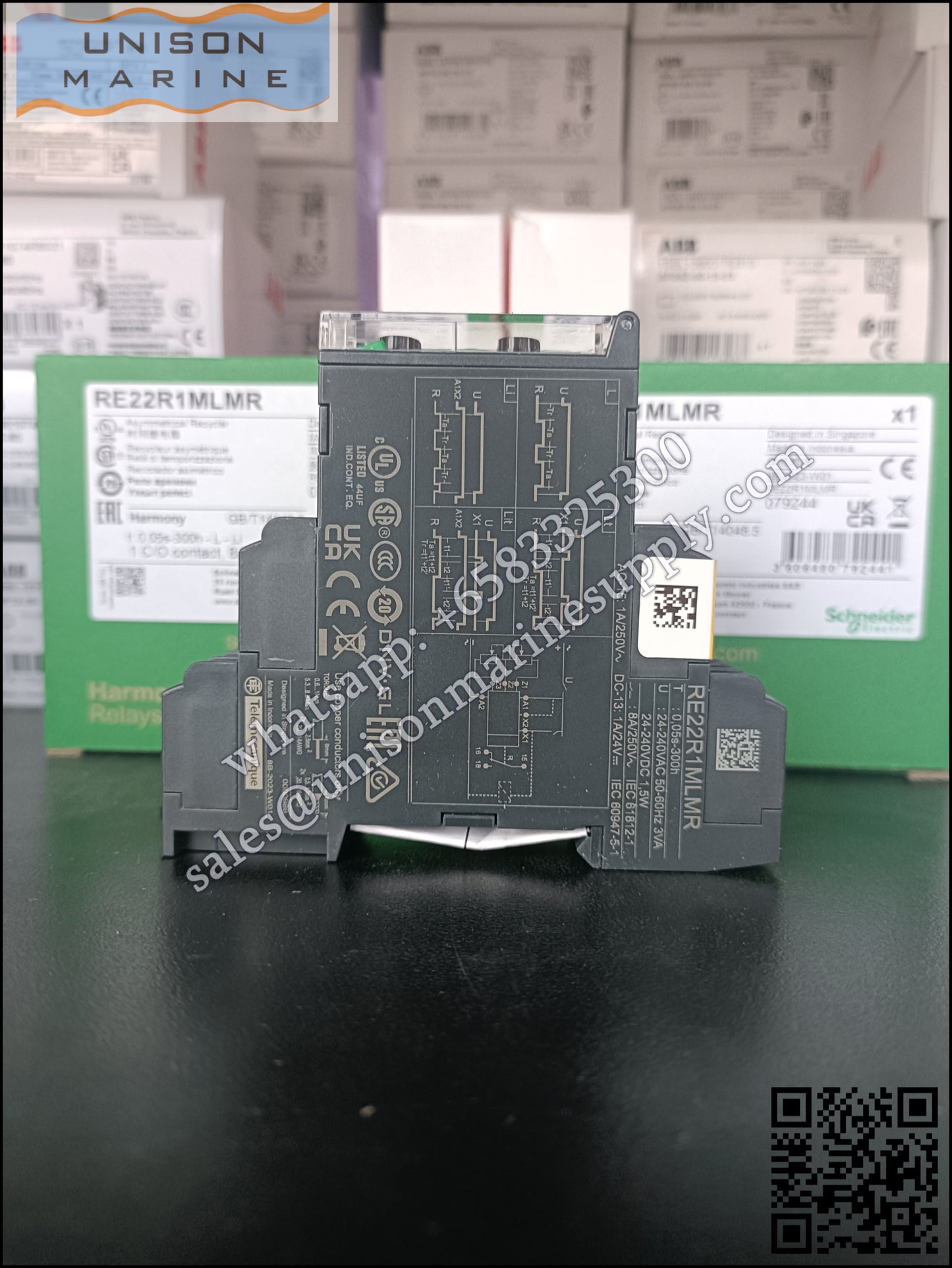 Schneider Harmony Timer Relays: RE22R1MLMR, Asym. Flashing timing relay / 0.05s…300h,24..240V