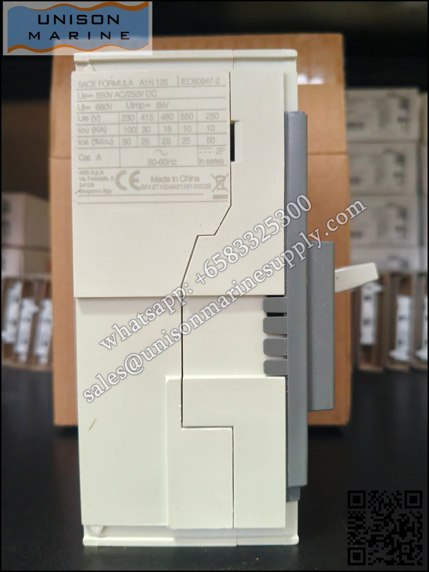ABB C.BREAKER FORMULA: A1N125 TMF 16-400 3p FF,1SDA068749R1