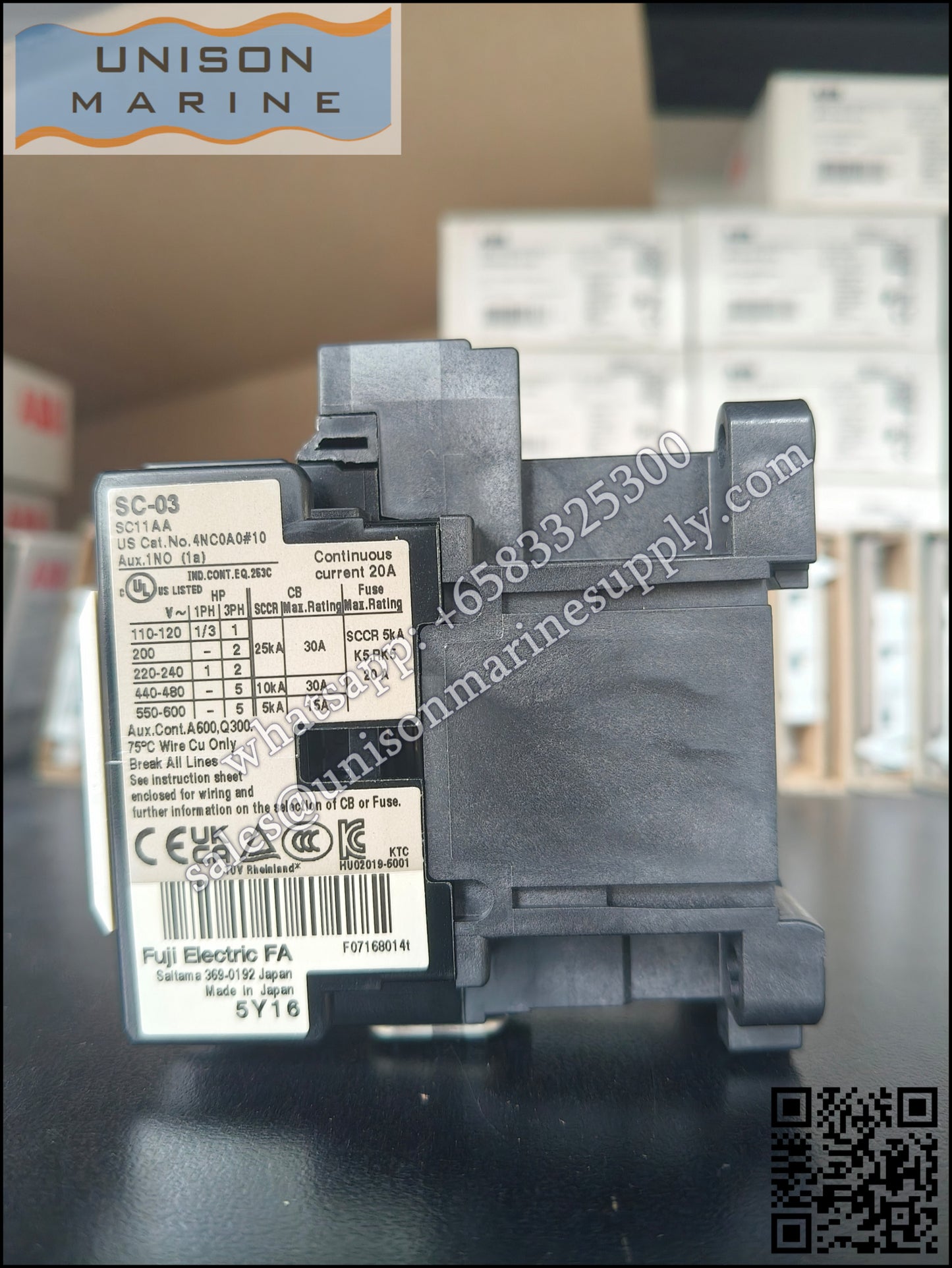 FUJI Magnetic Contactors: SC-03