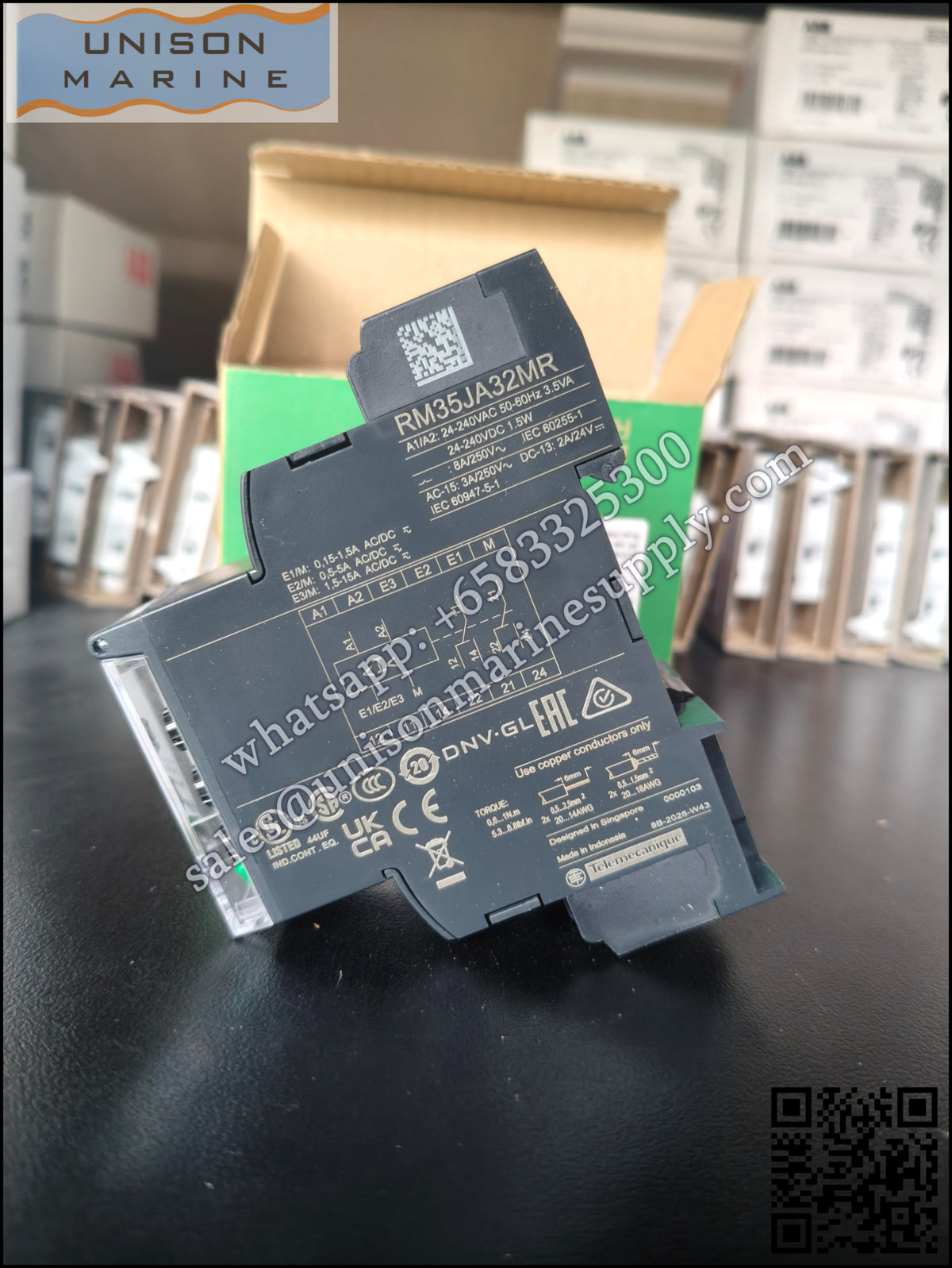 Schneider Harmony Control Relays: RM35JA32MR,5A 2CO, current control relay 0.15-15A, 24-240VAC/DC