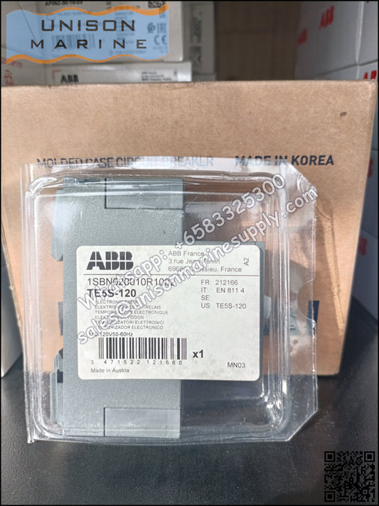 ABB Marine Star-Delta Time Relay TE5S-120 1n/o 110-120VAC