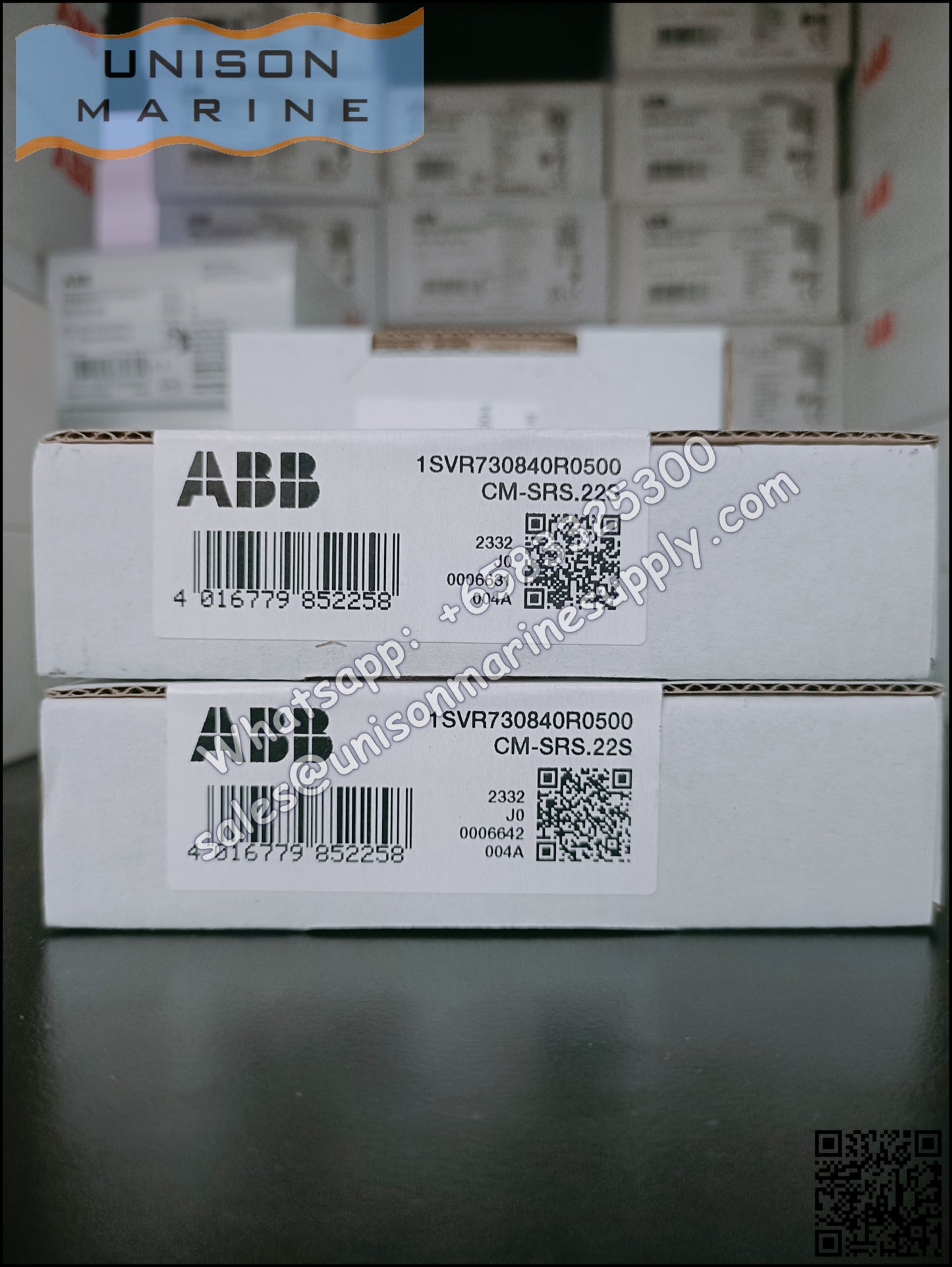 ABB Current Monitoring Relay CM-SRS.22S ,2 c/o (SPDT)